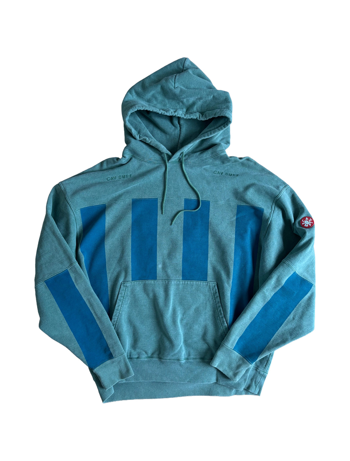 Cav Empt Overdye Stripe Hoodie SS22 - Xtra Large