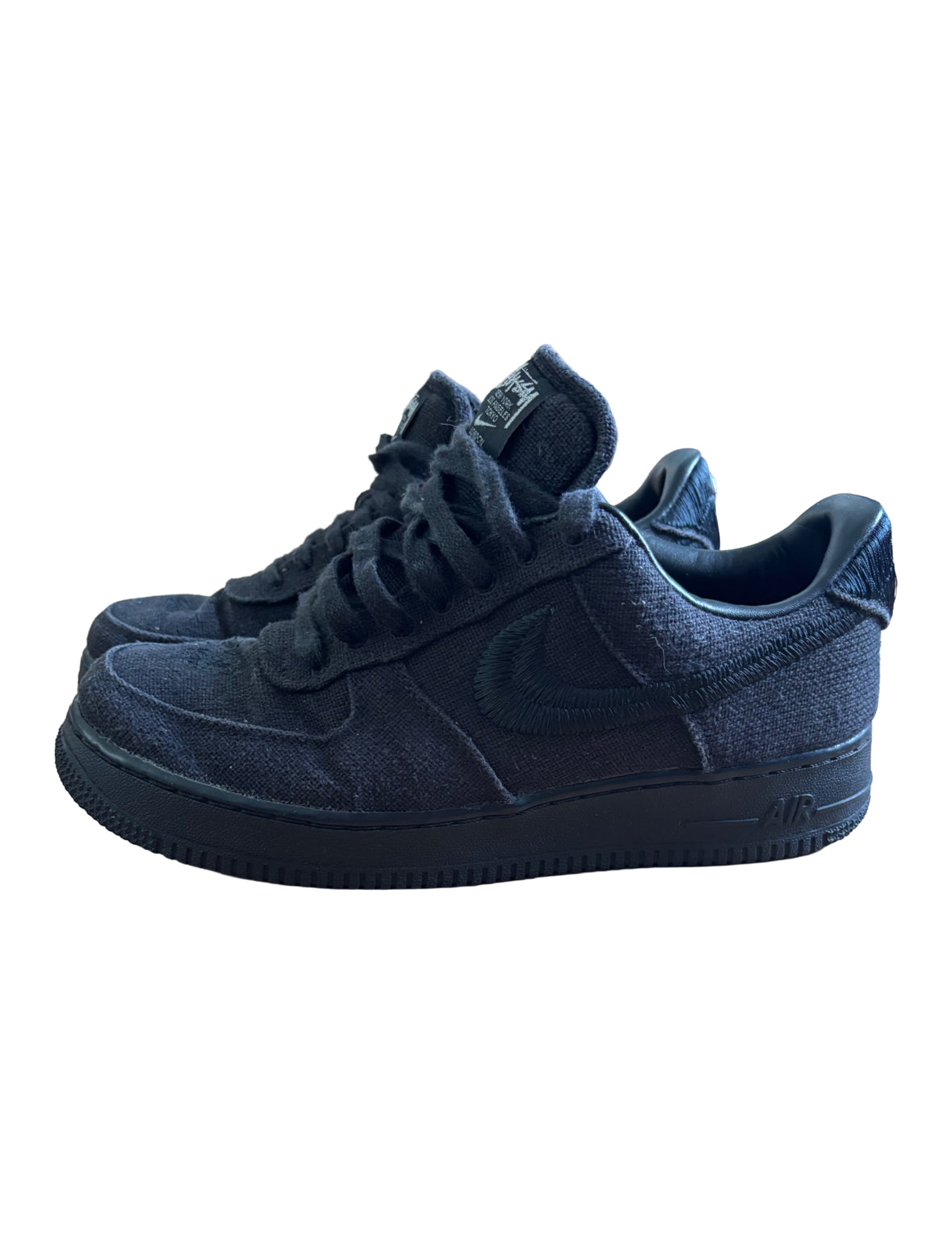Nike x Stussy Airforce 1 Black UK 7.5