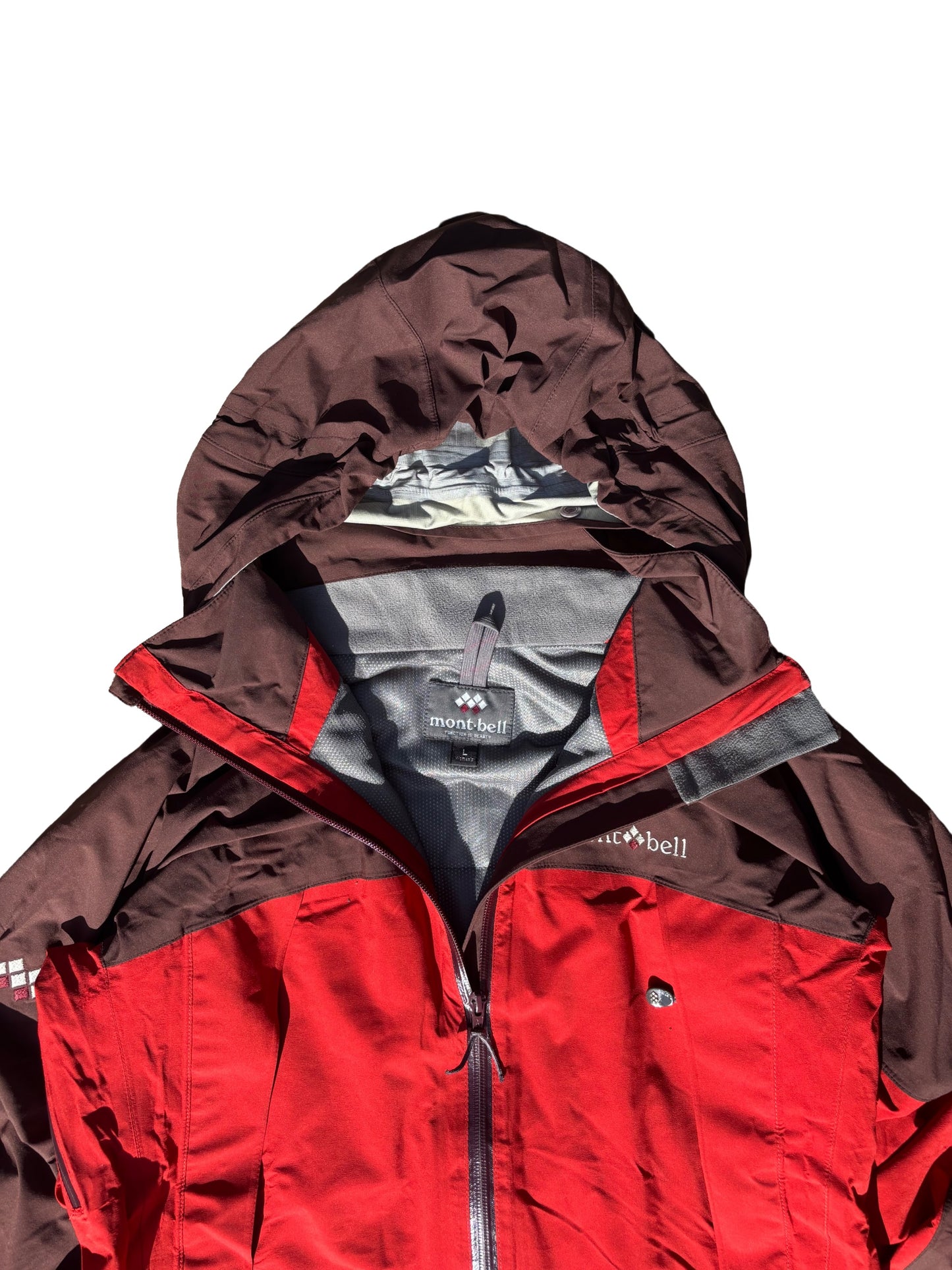 Montbell Red / Burgundy Gore-Tex Shell Jacket - Large / 12