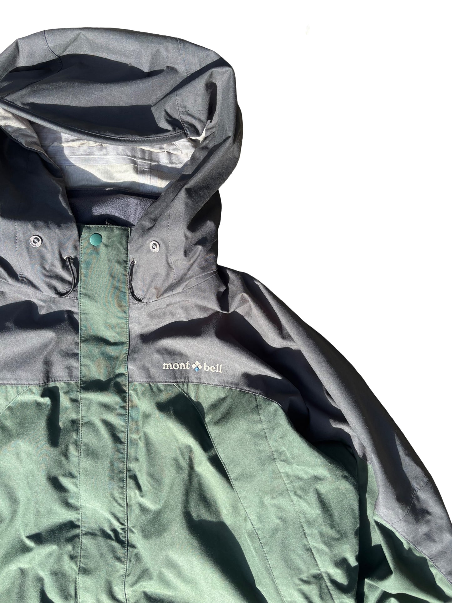 Montbell Green Nylon Shell Jacket - XL