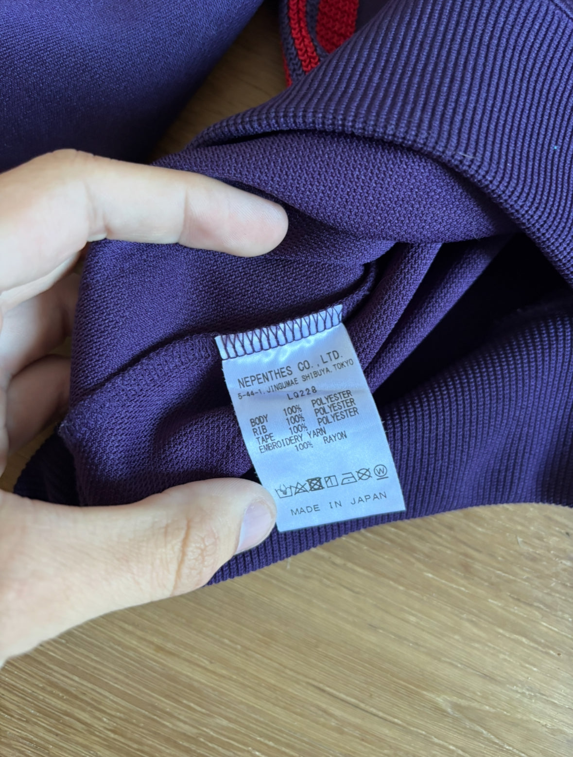 Needles Purple / Red Crewneck Sweatshirt - Small