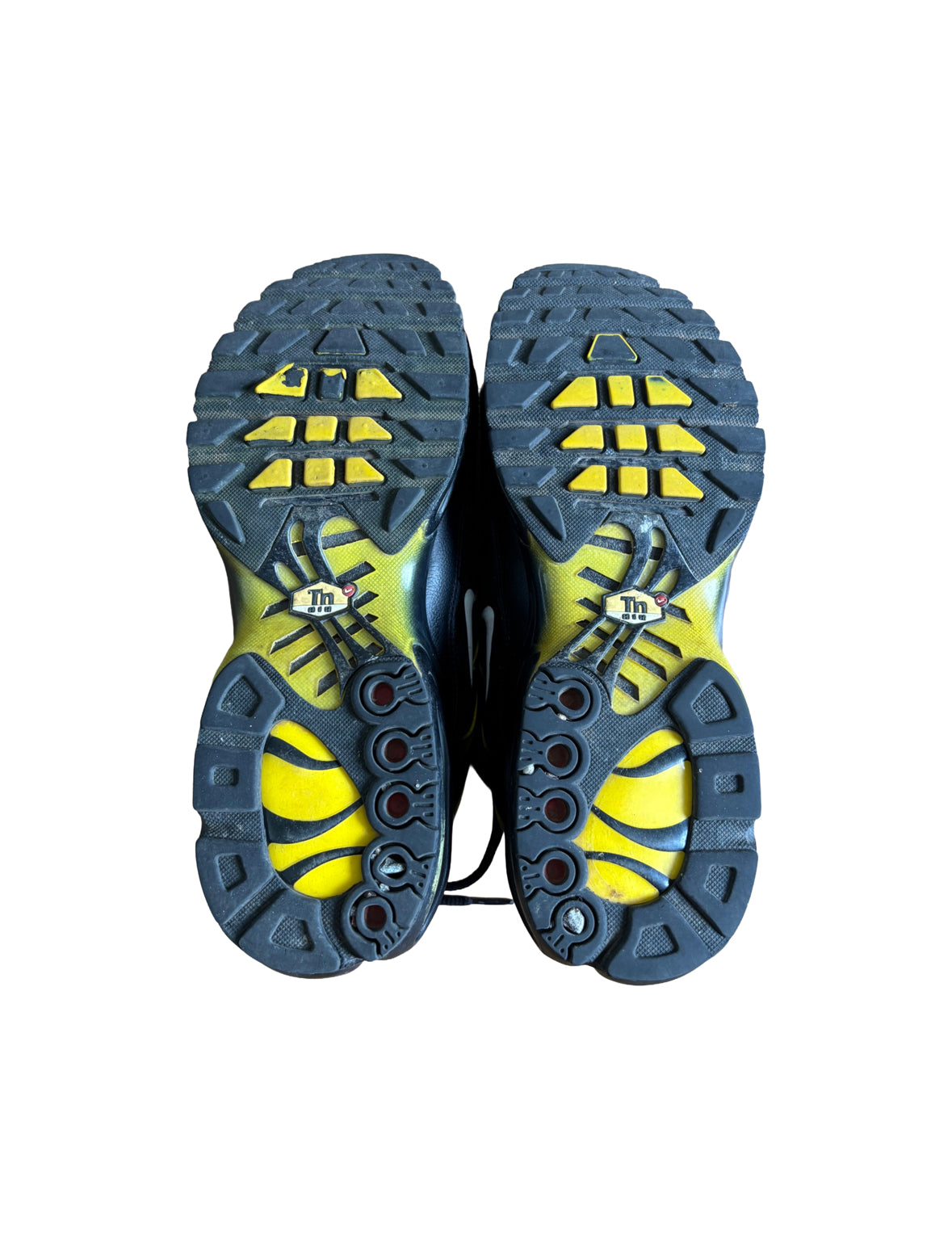 Nike Airmax TN Trainers Black / Yellow UK 9