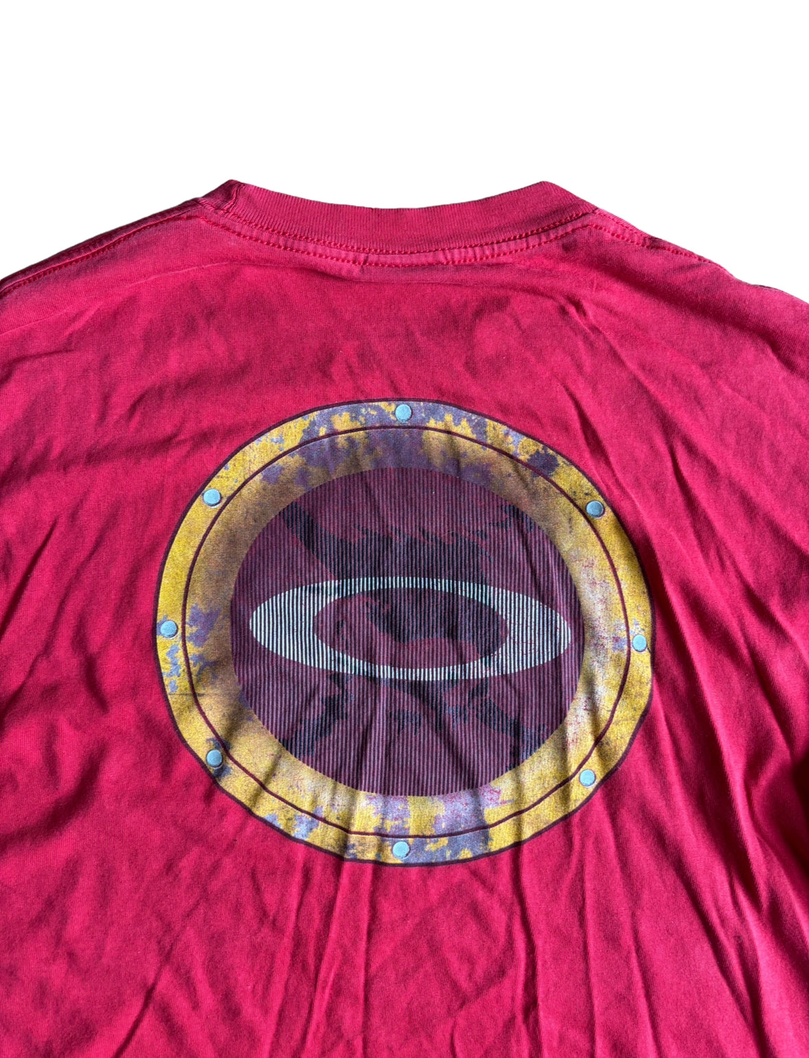 Vintage Oakley Red Print T-Shirt - Large