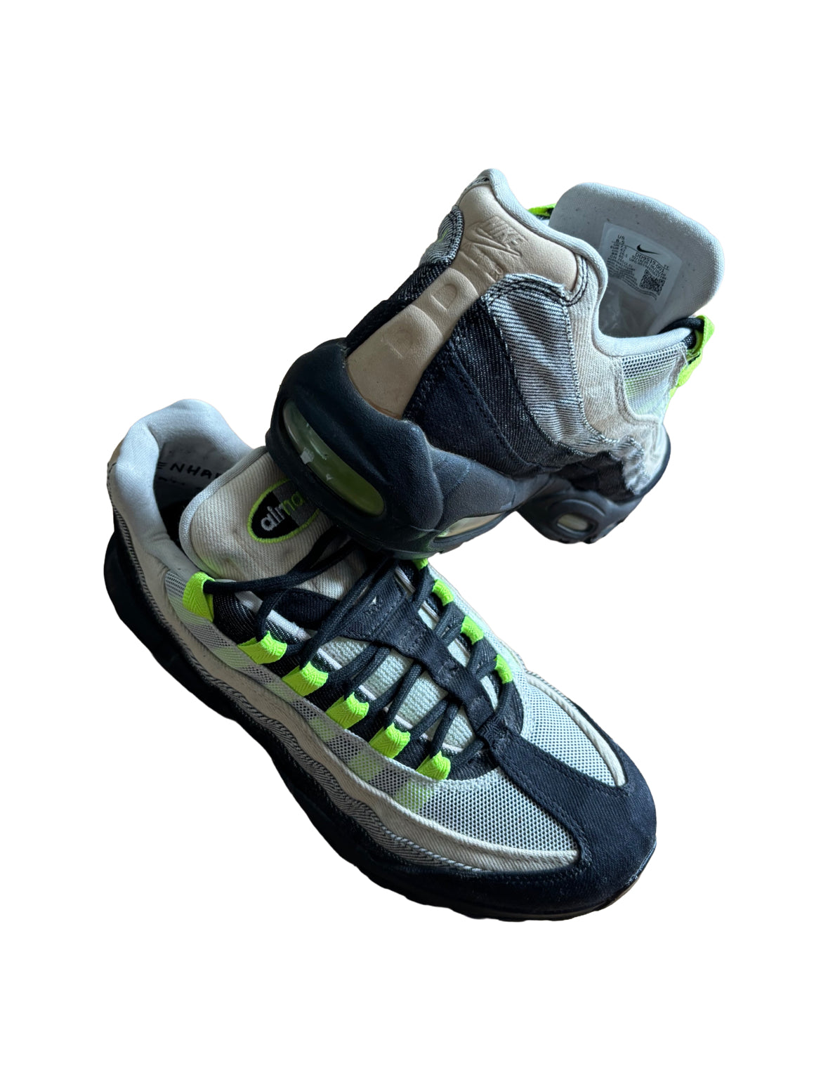 Nike Airmax 95 x Denham Trainers ‘Volt’ UK 7.5
