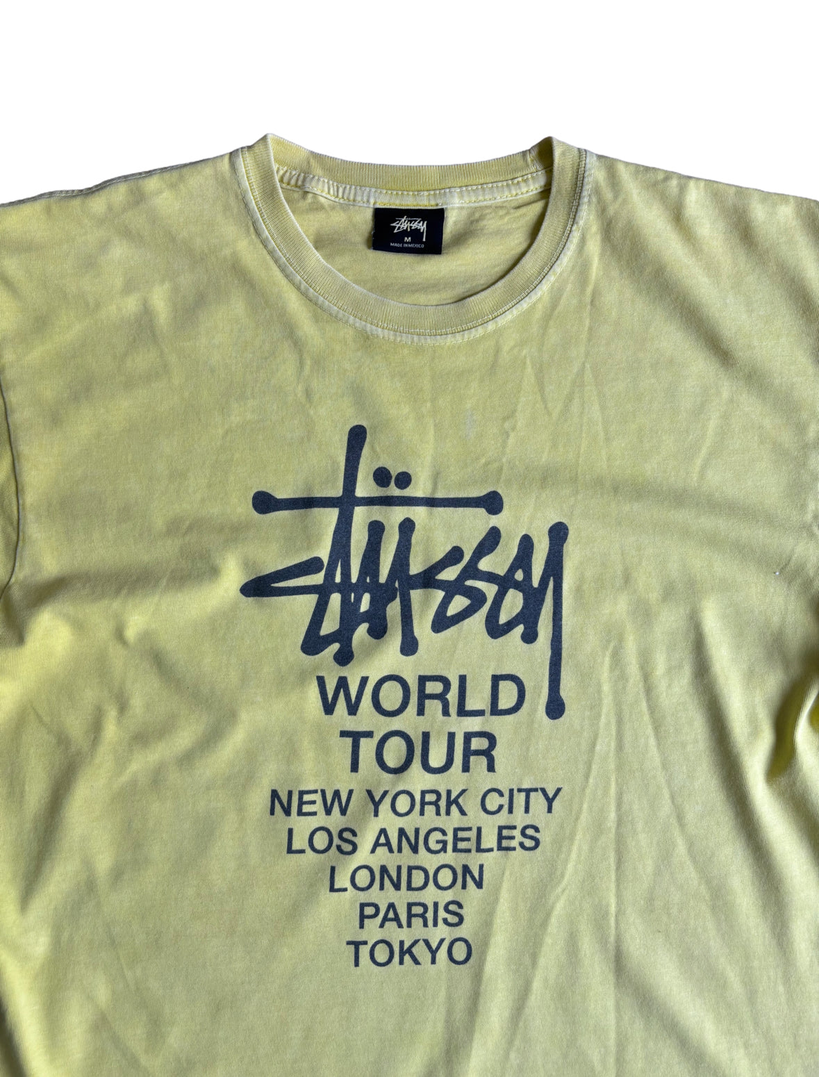 Stussy ‘World Tour’ Graphic T-Shirt - Medium