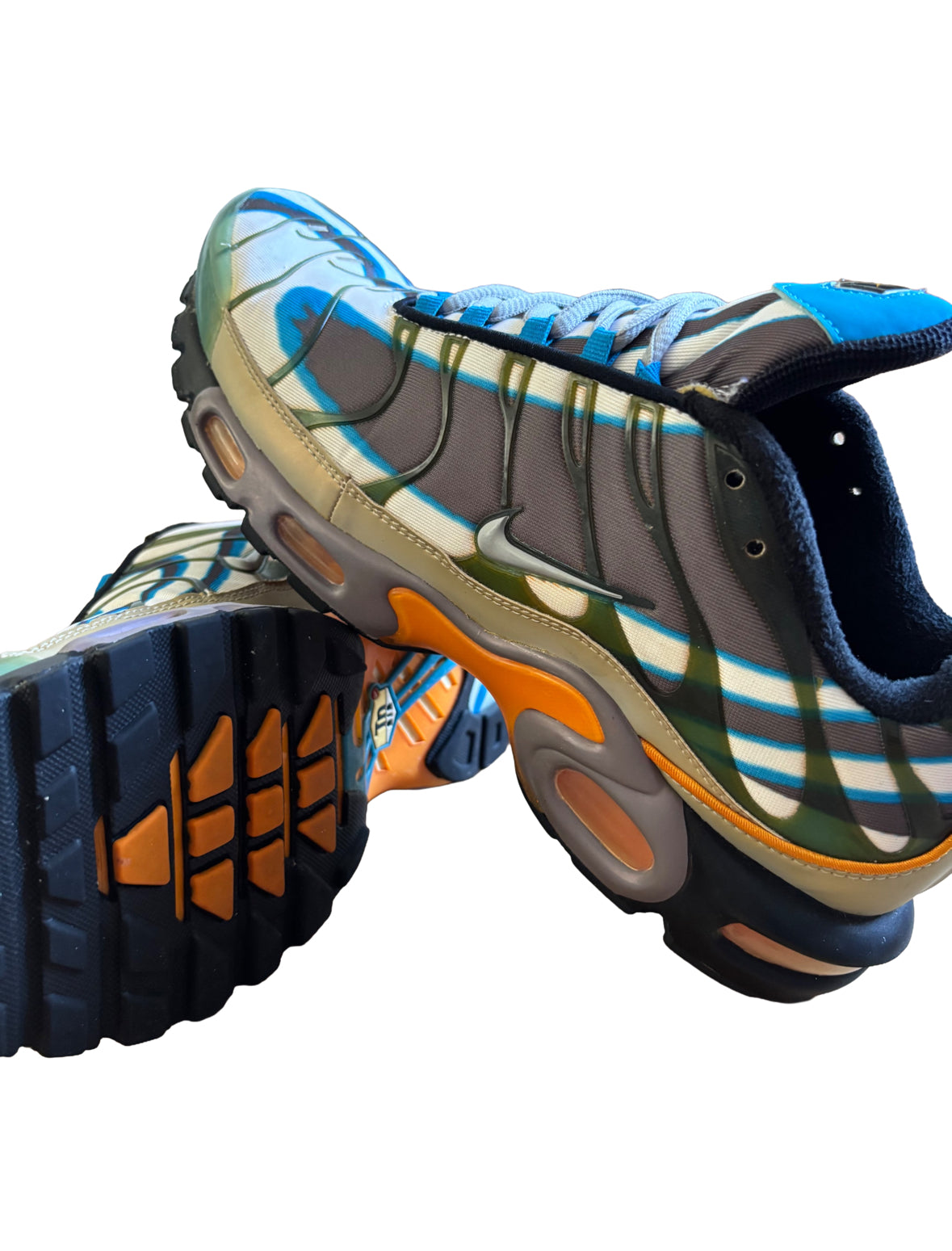 Nike Airmax TN Plus White / Blue / Green / Orange UK 10