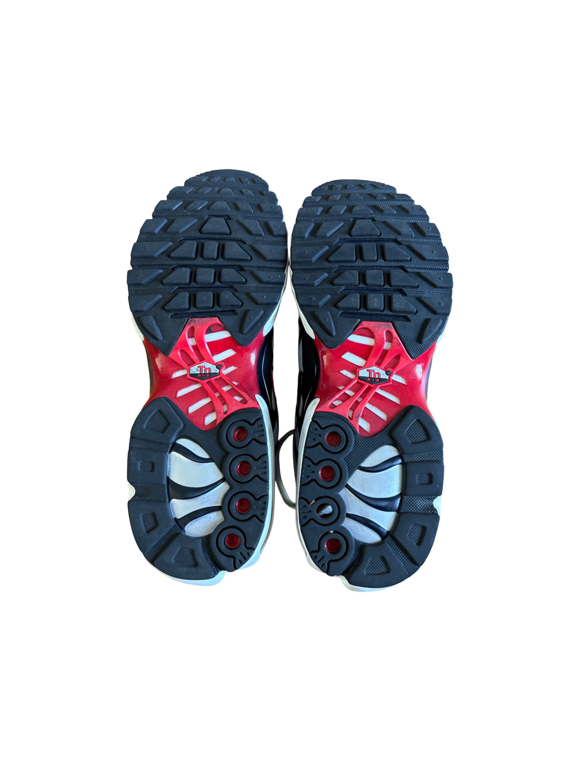 Nike Airmax TN Plus Trainers White / Red / Black UK 7.5