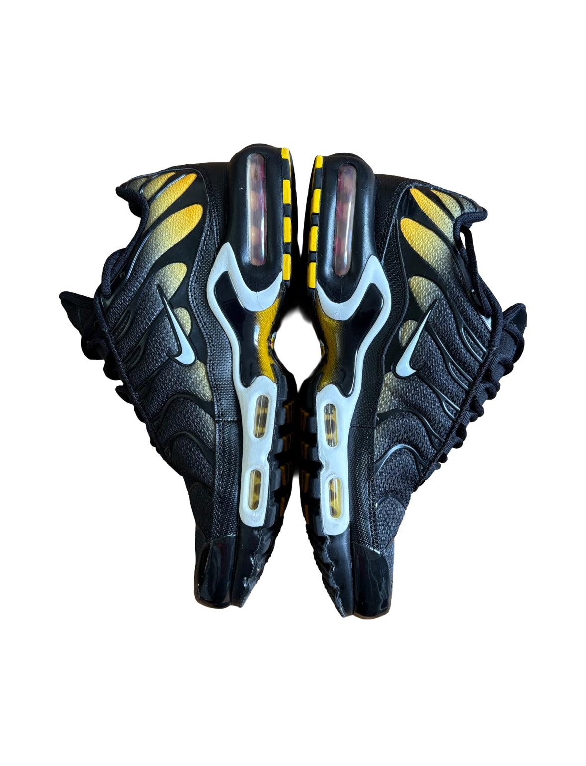 Nike Airmax TN Trainers Black / Yellow UK 8