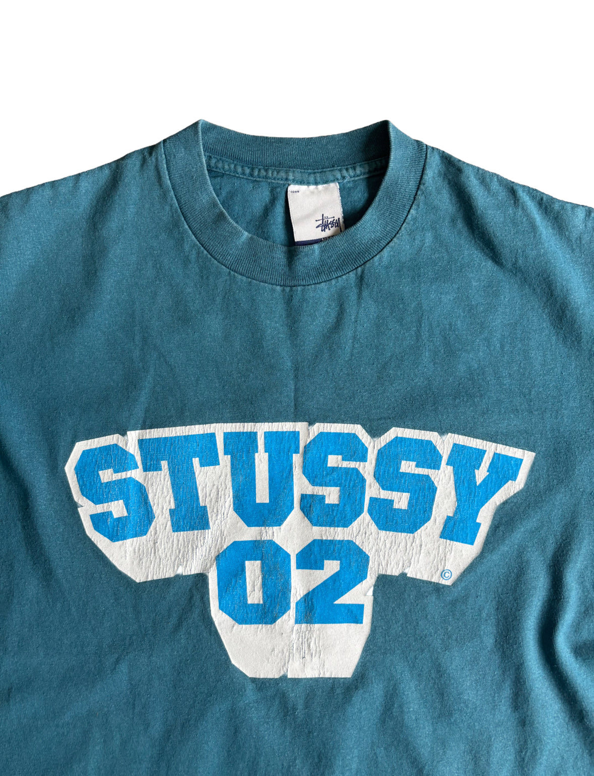 Stussy ‘Stussy 02’ Repeat Print Graphic T-Shirt - Medium