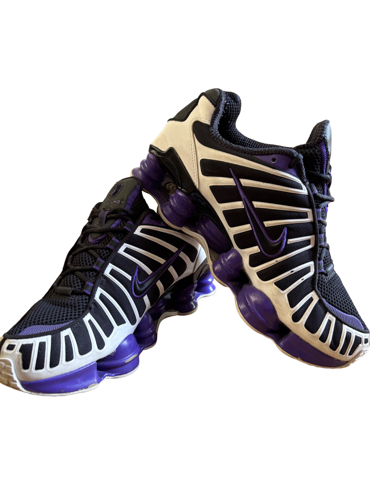 Nike Shox TL Trainers ‘Persian Violet’ (Black / White / Purple) UK 7