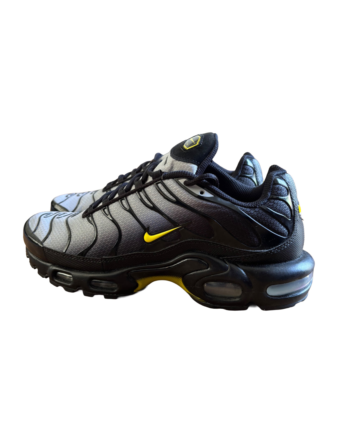 Nike Airmax TN Plus Black / Grey / Yellow UK 7.5