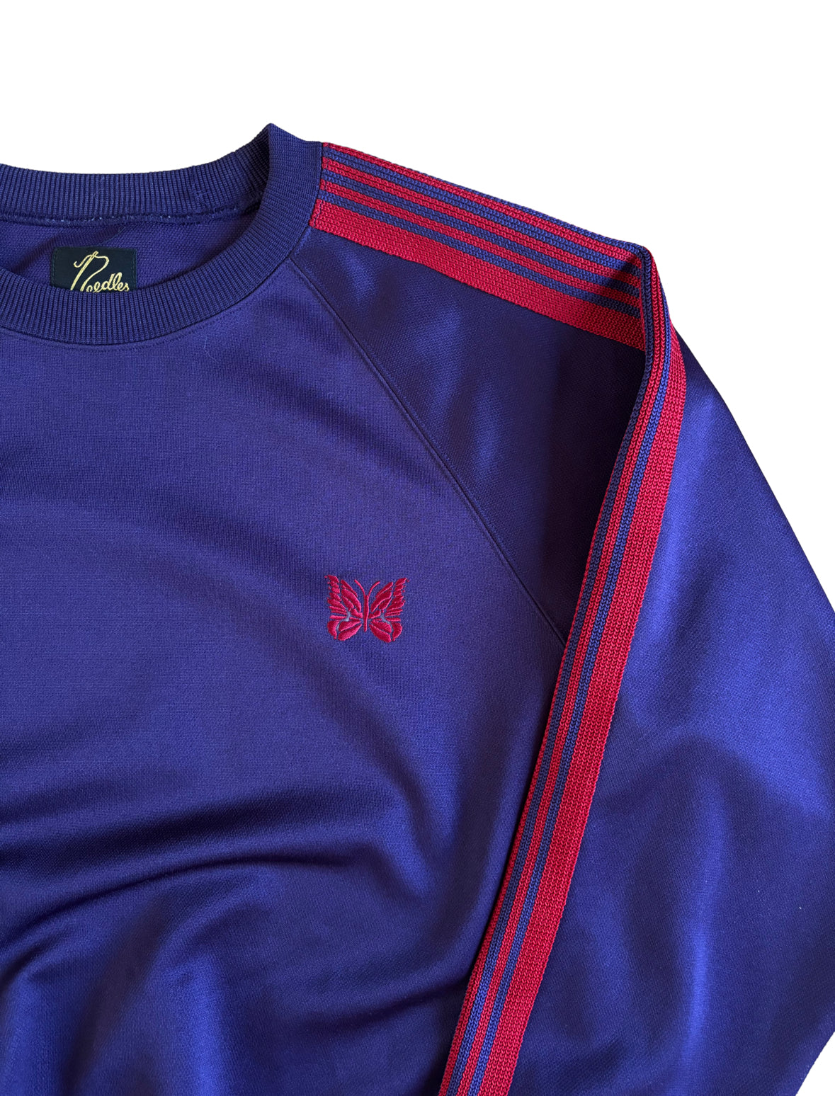 Needles Purple / Red Crewneck Sweatshirt - Small