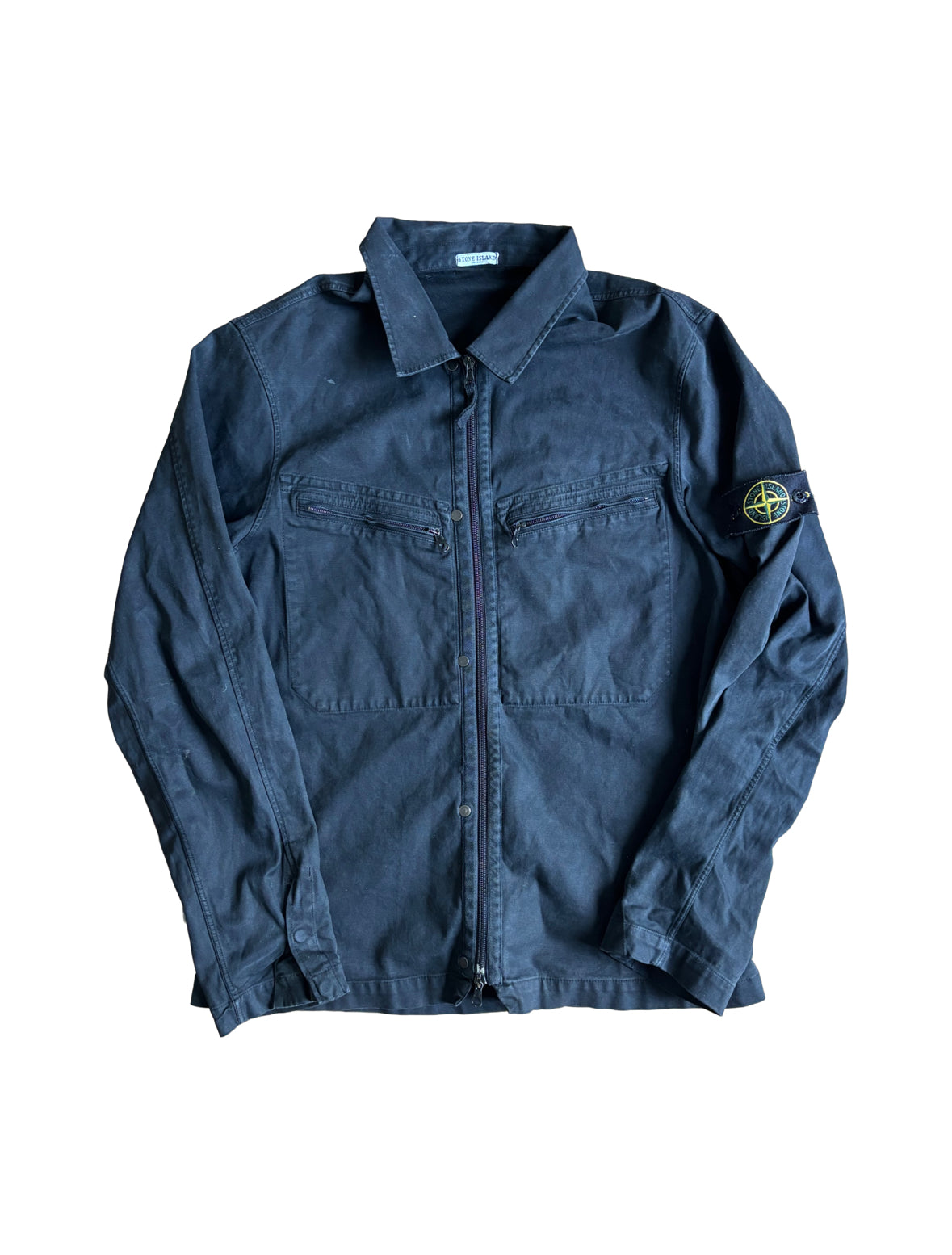 Vintage Stone Island Zip-Up Chore Jacket - Large
