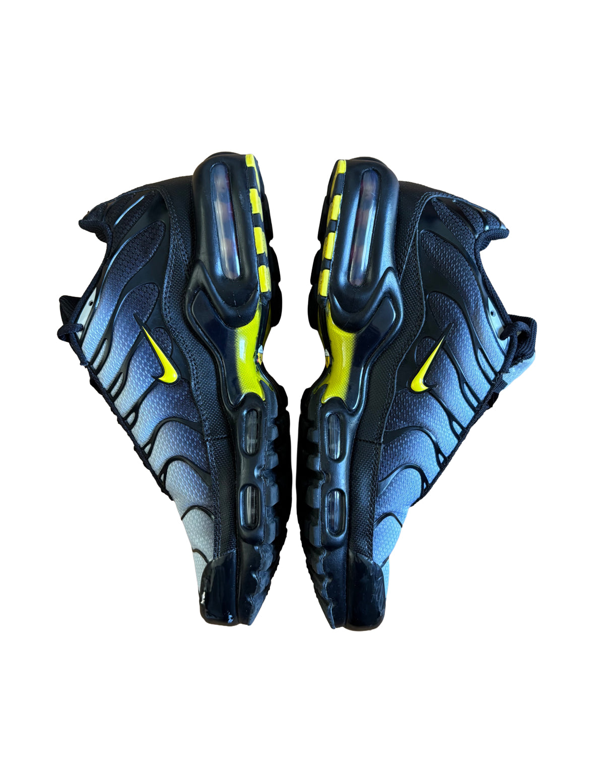 Nike Airmax TN Plus Black / Grey / Yellow UK 7.5