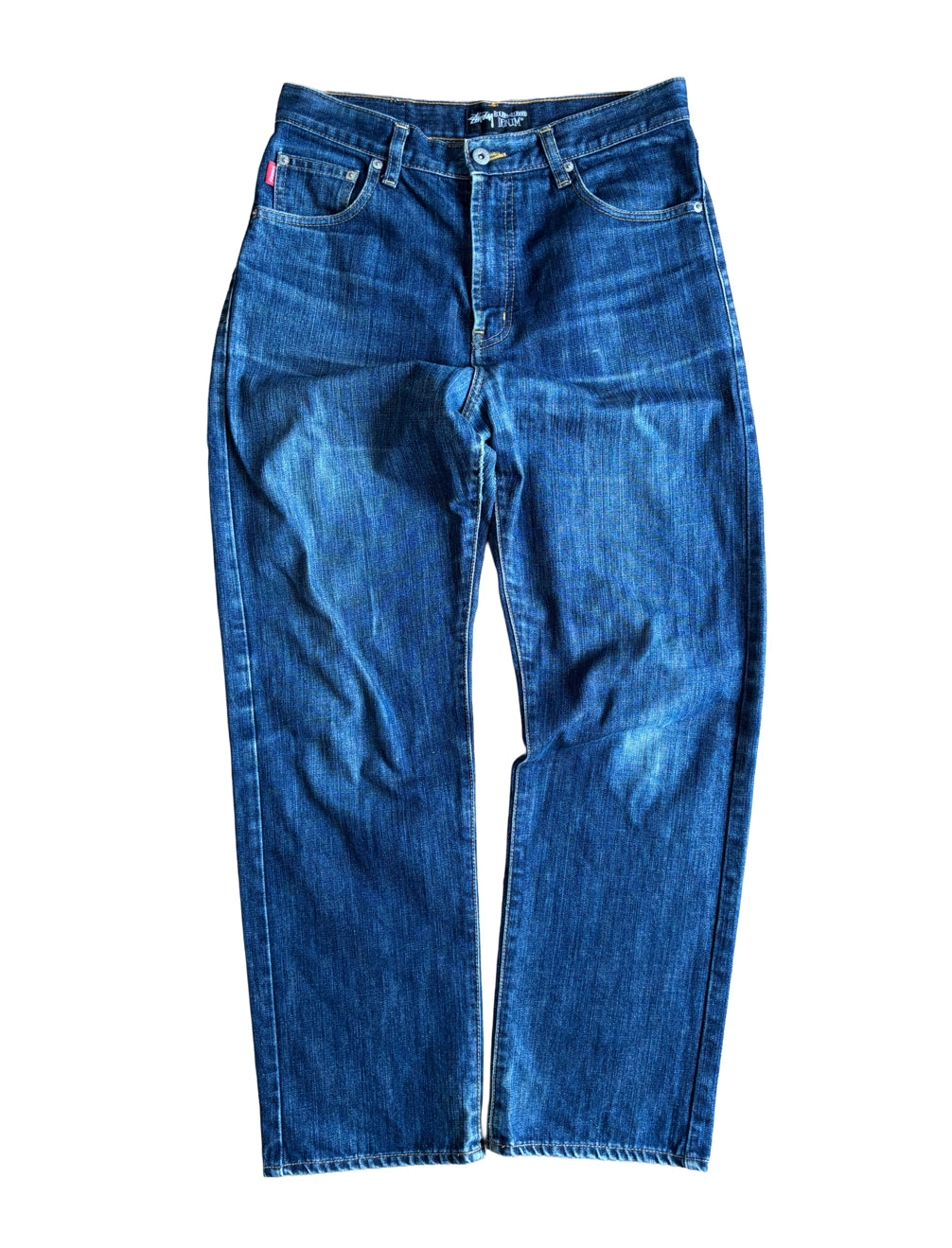 Stussy ‘Rough and Rugged’ Blue Denim Jeans - 30W 29L
