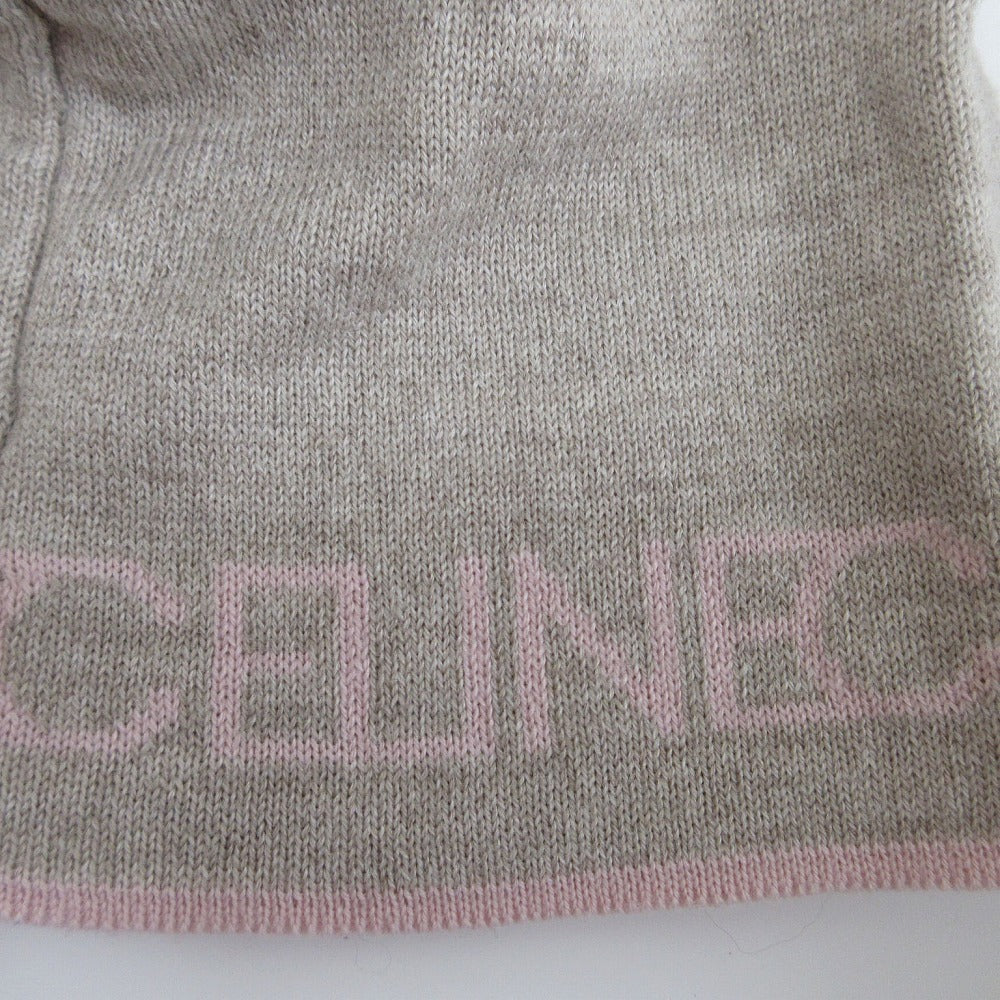 Celine Y2K Pink Logo Beanie