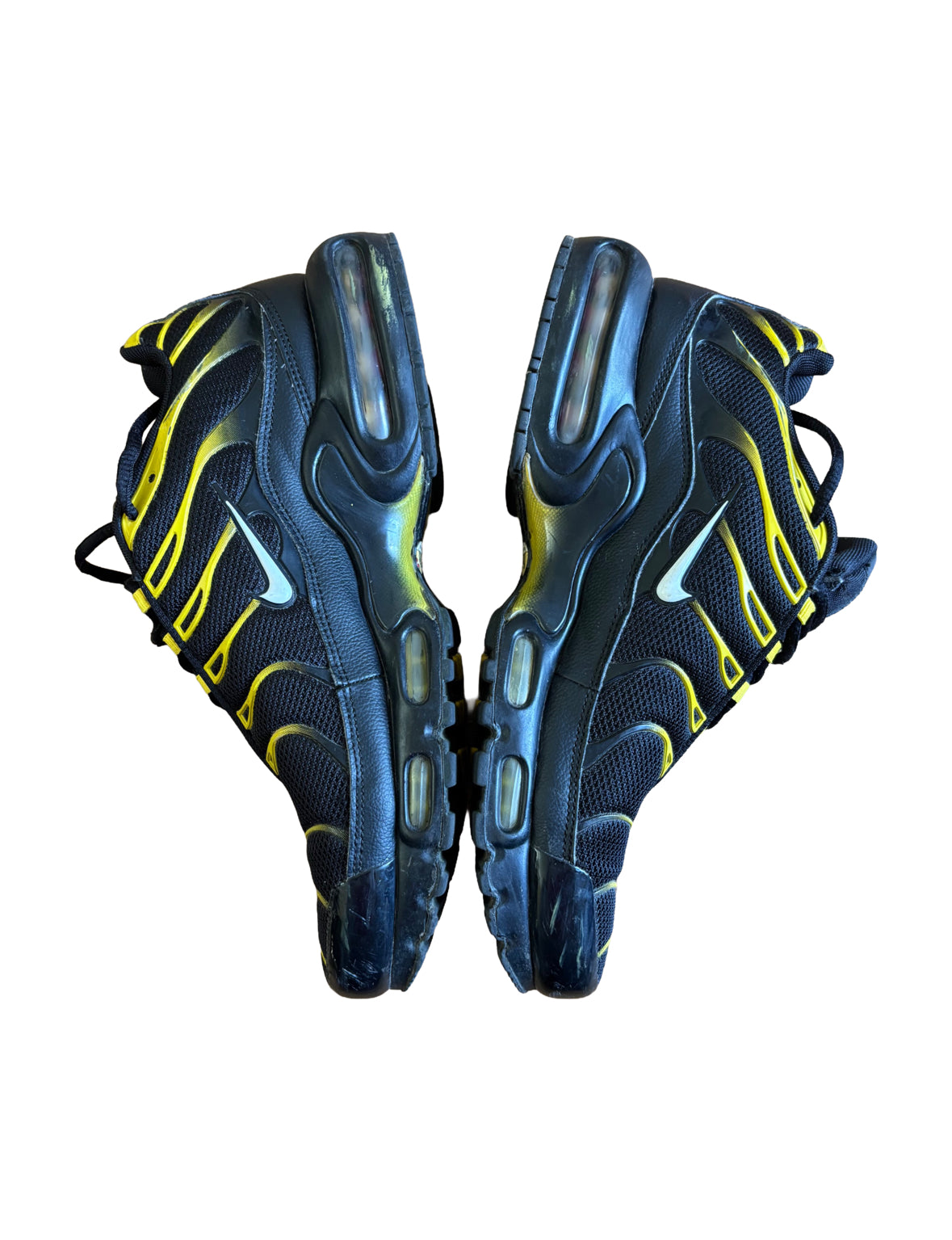 Nike Airmax TN Trainers Black / Yellow UK 9