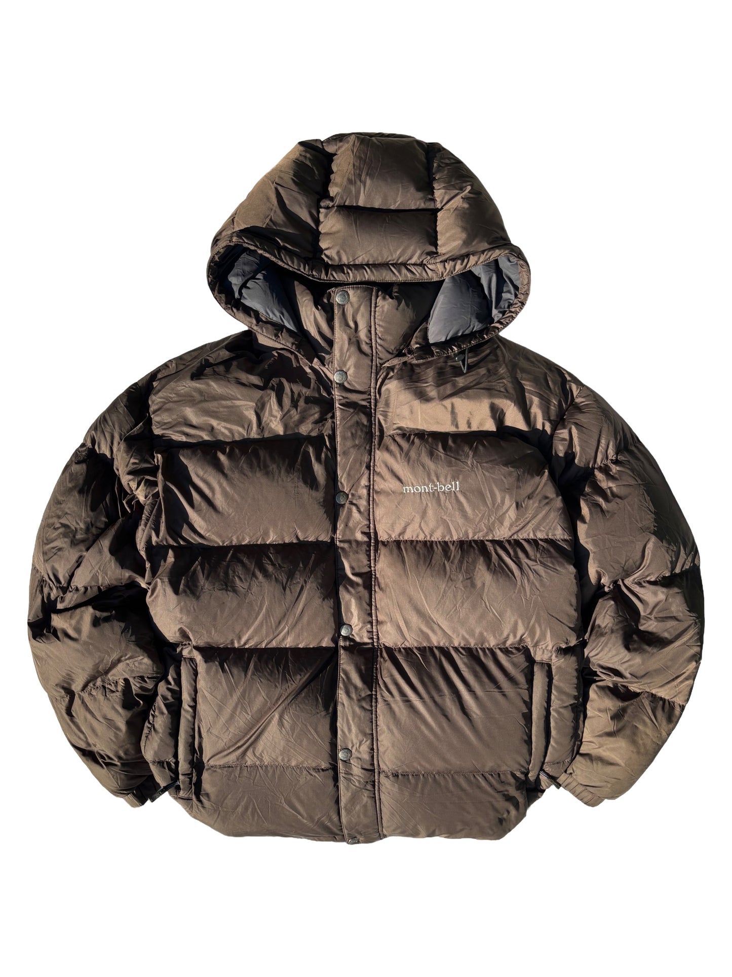 Montbell Brown Down-Fill Puffer Jacket - Medium