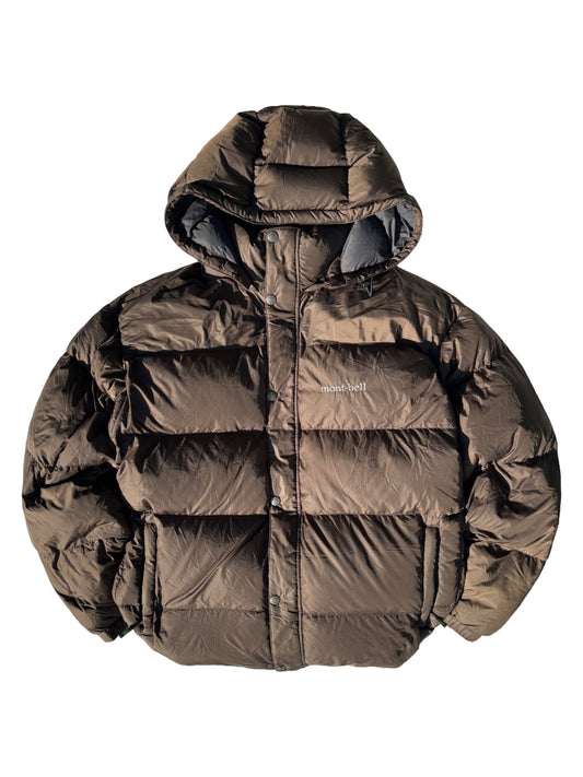Montbell Brown Down-Fill Puffer Jacket - Medium