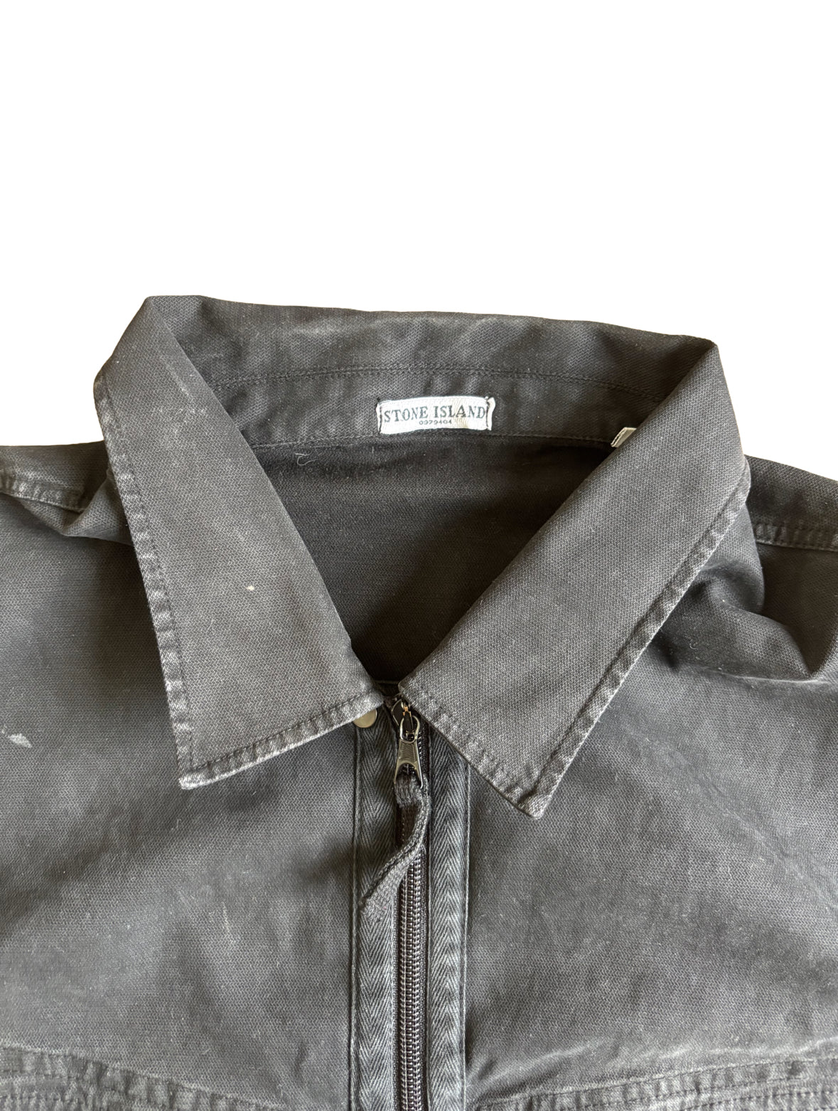 Vintage Stone Island Zip-Up Chore Jacket - Large