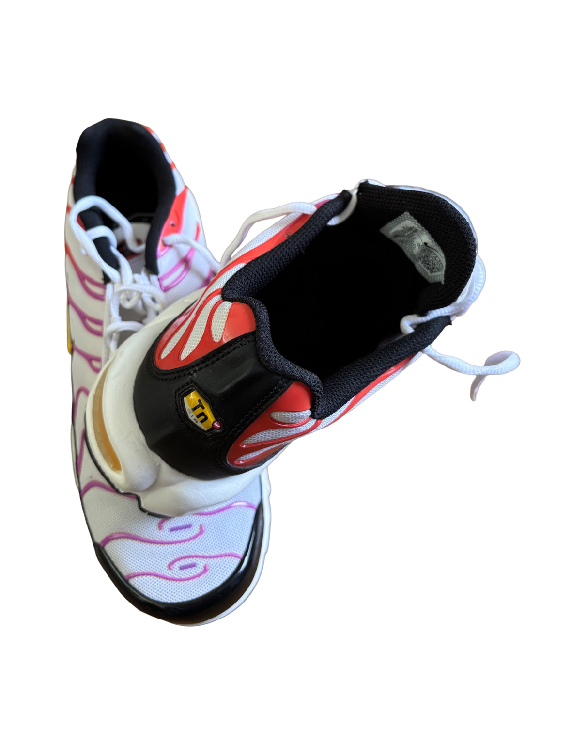 Nike Airmax TN Trainers White / Red / Pink UK 8.5