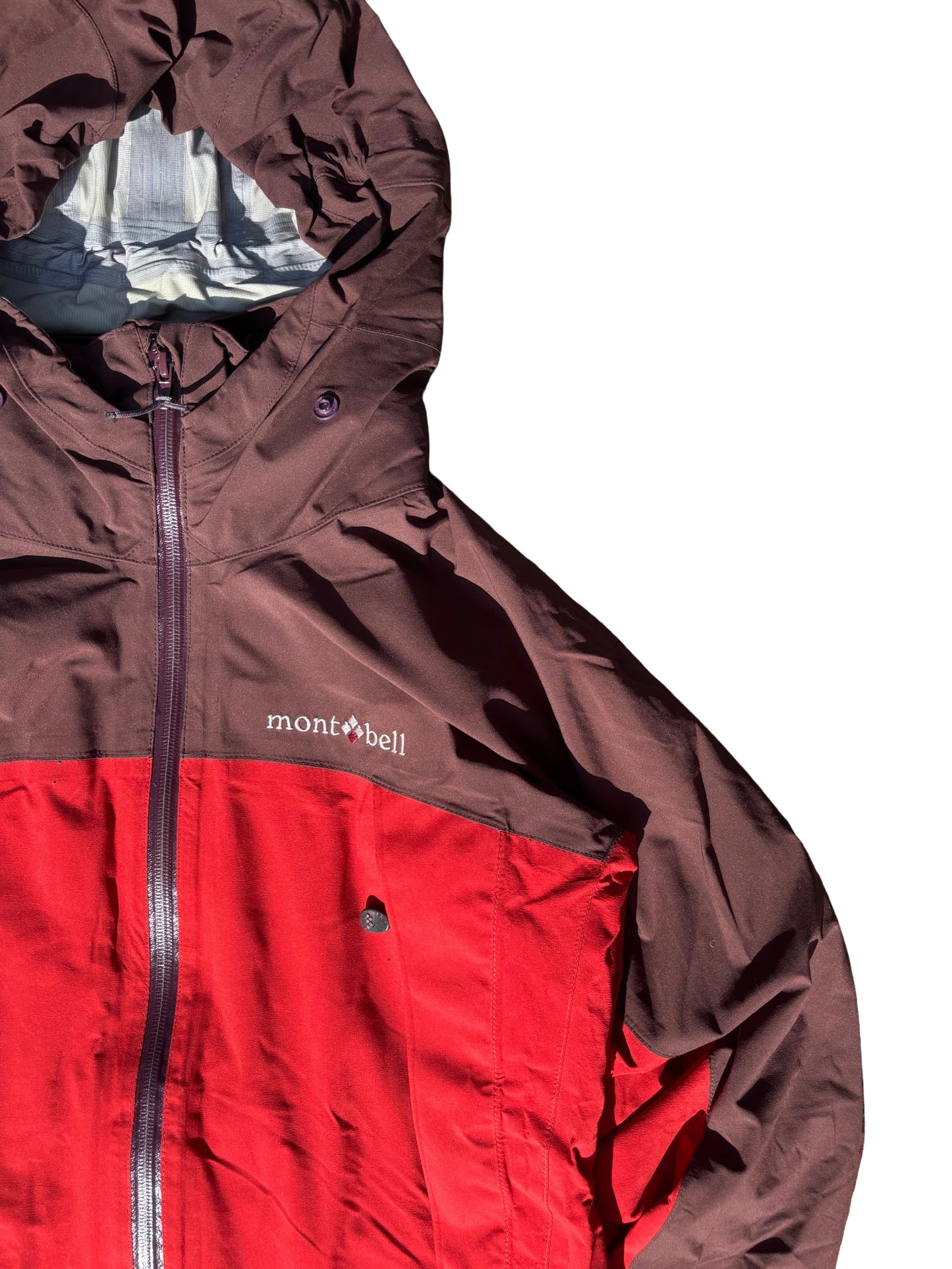Montbell Red / Burgundy Gore-Tex Shell Jacket - Large / 12