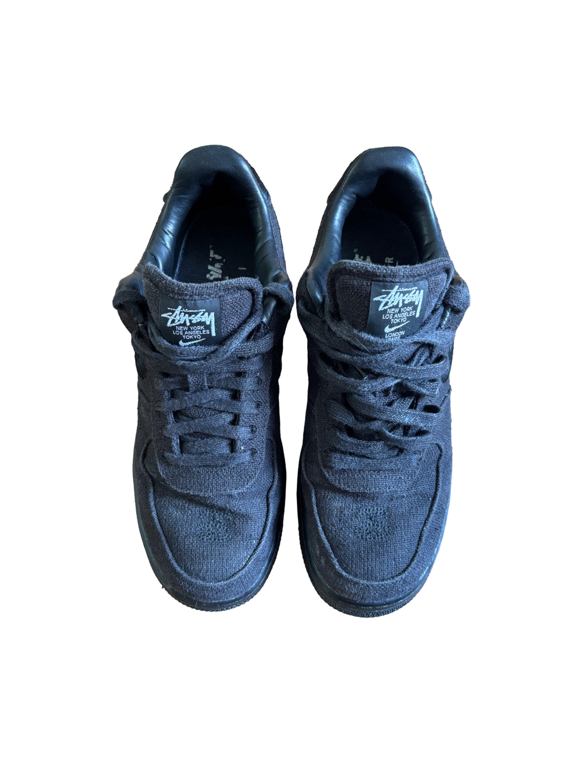 Nike x Stussy Airforce 1 Black UK 7.5