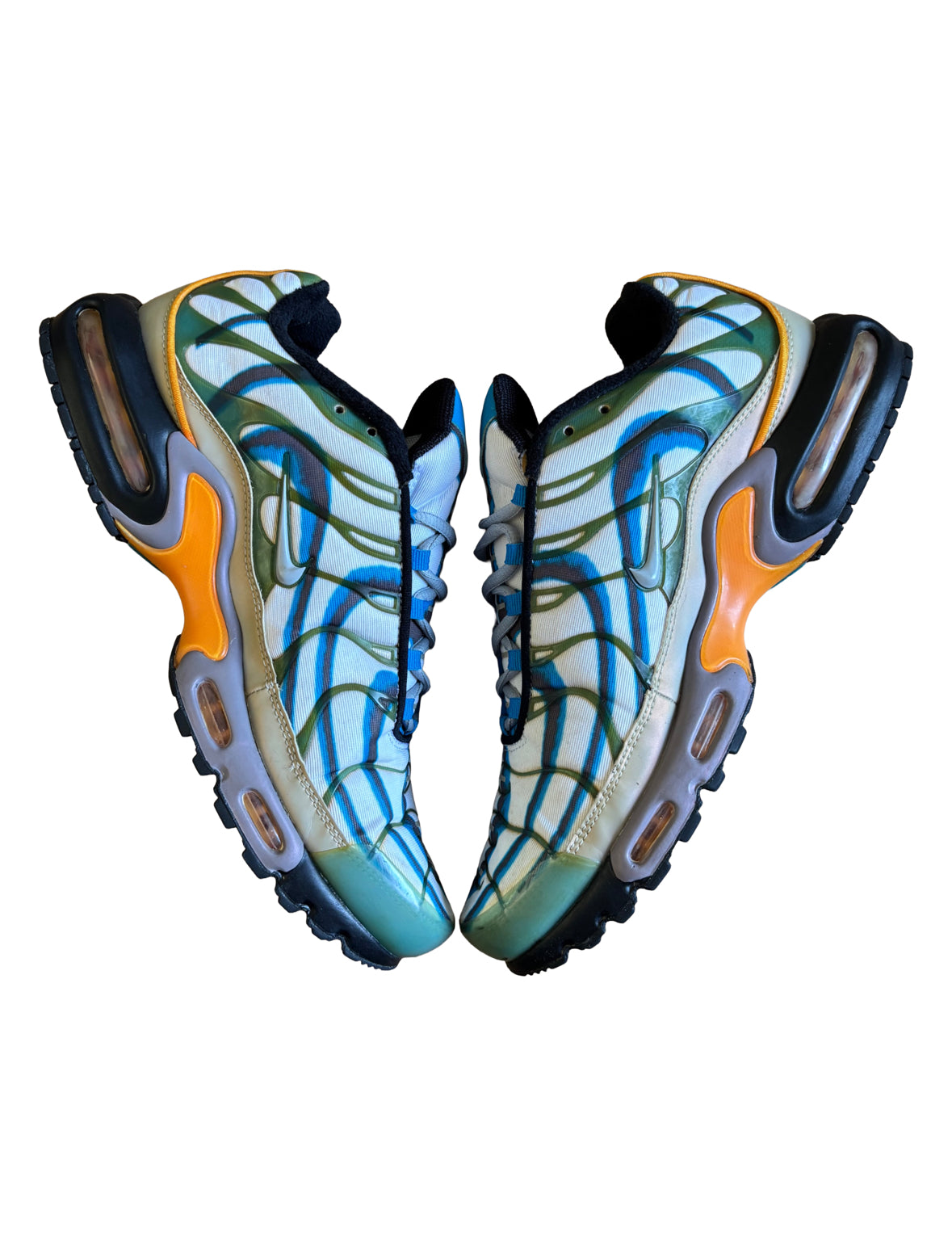 Nike Airmax TN Plus White / Blue / Green / Orange UK 10