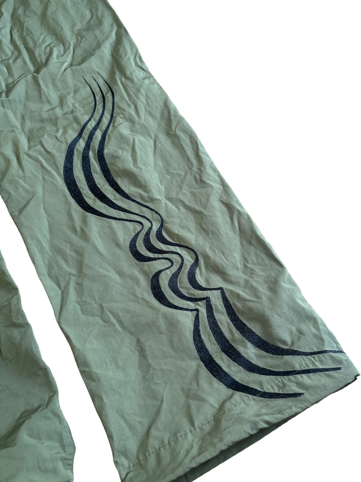 Maharishi Olive Embroidered Snopants - Large