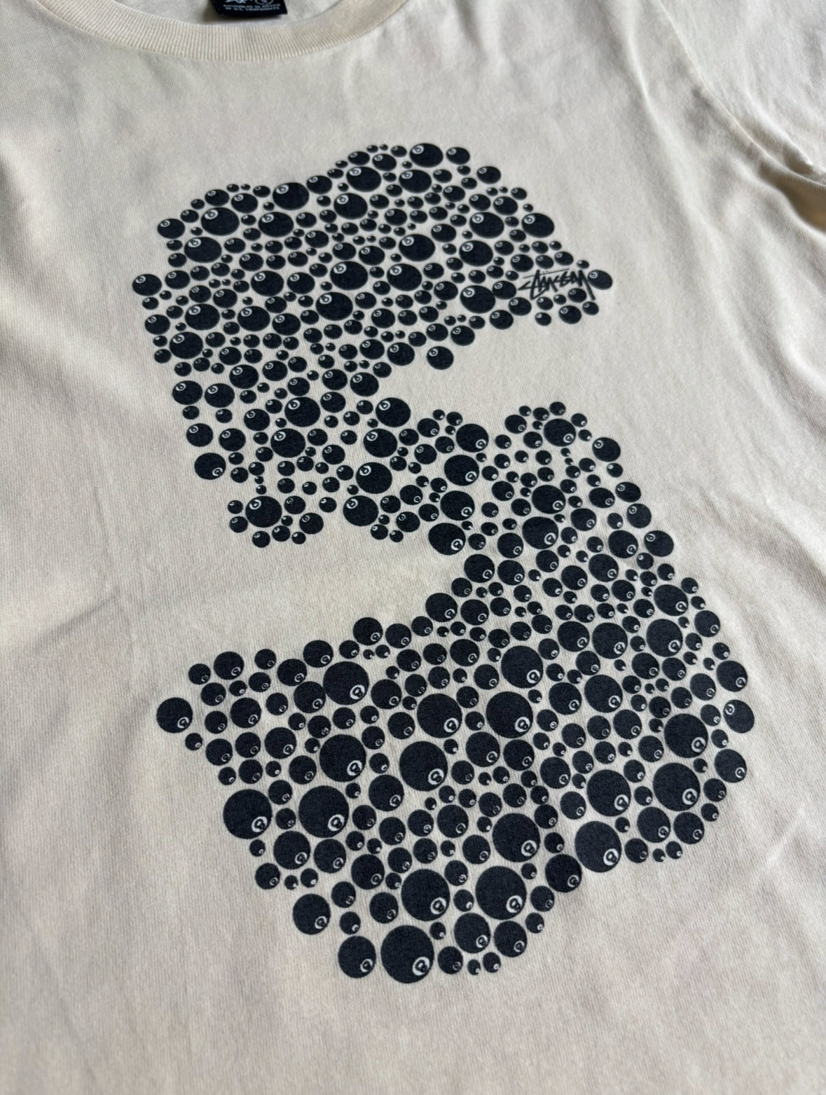 Stussy 8 Ball Bubble Graphic T-Shirt - Small