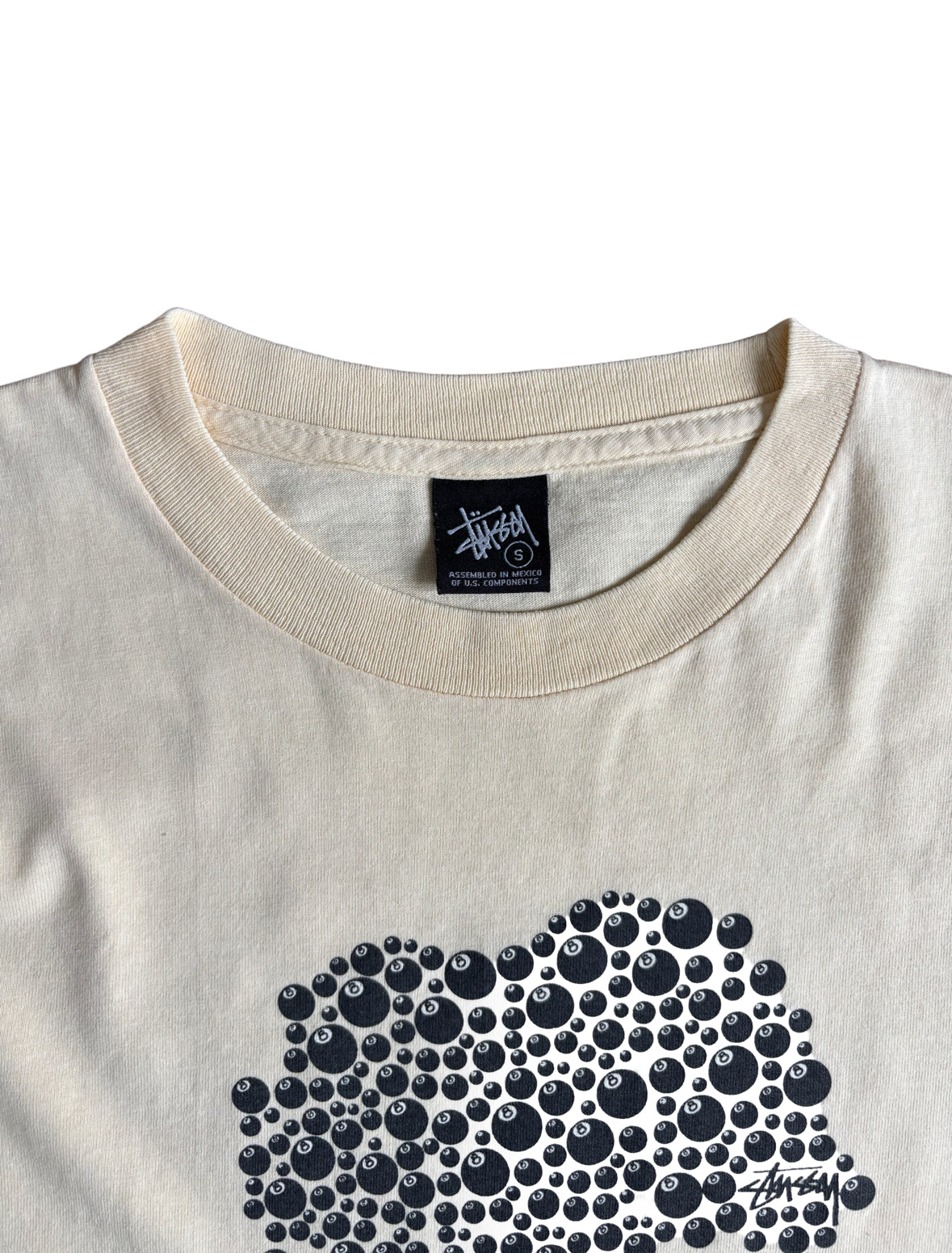 Stussy 8 Ball Bubble Graphic T-Shirt - Small