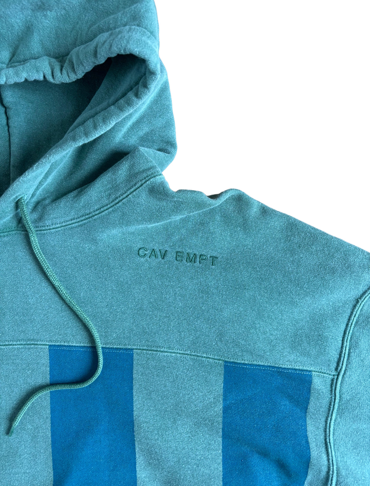 Cav Empt Overdye Stripe Hoodie SS22 - Xtra Large