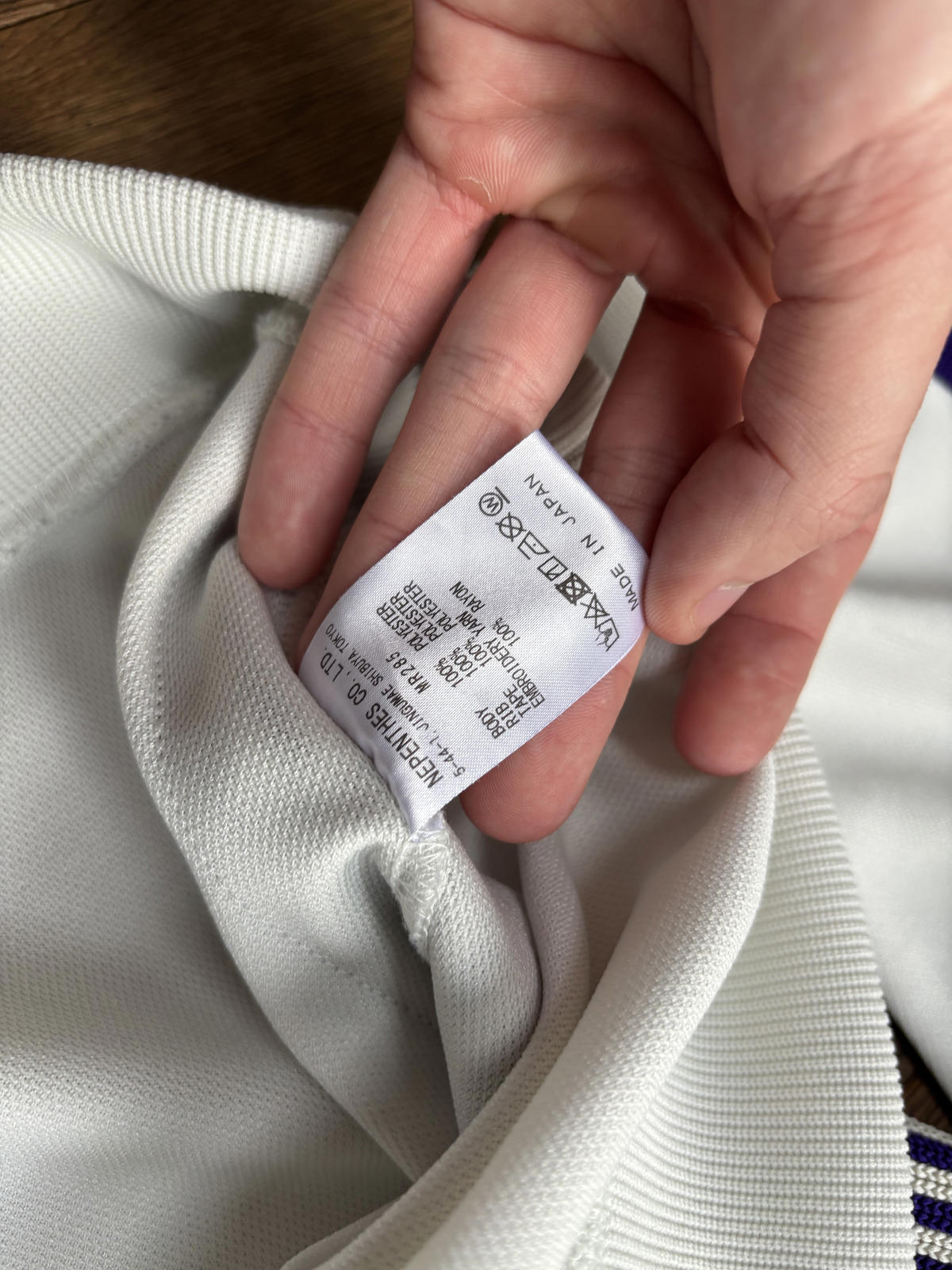 Needles Butterfly Embroidered Sweatshirt White XL