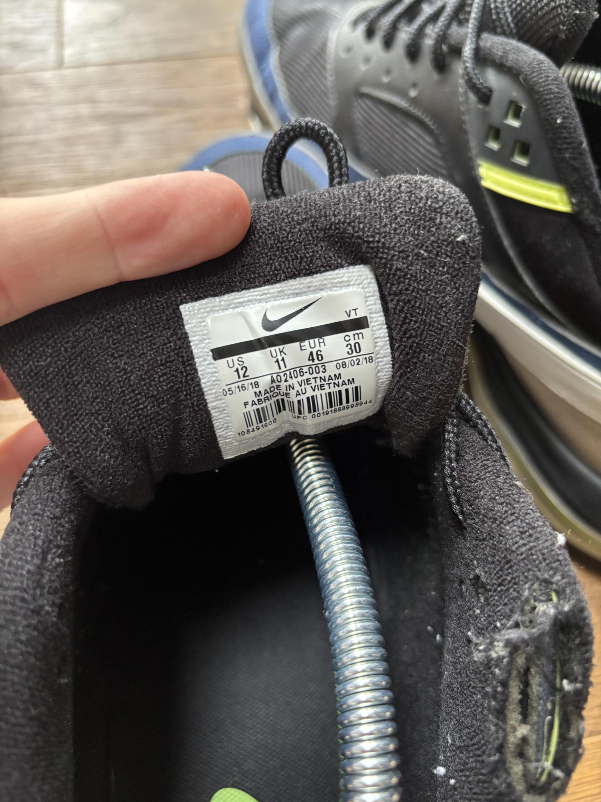 Nike Air Max 97 BW Metallic Silver Black White Volt