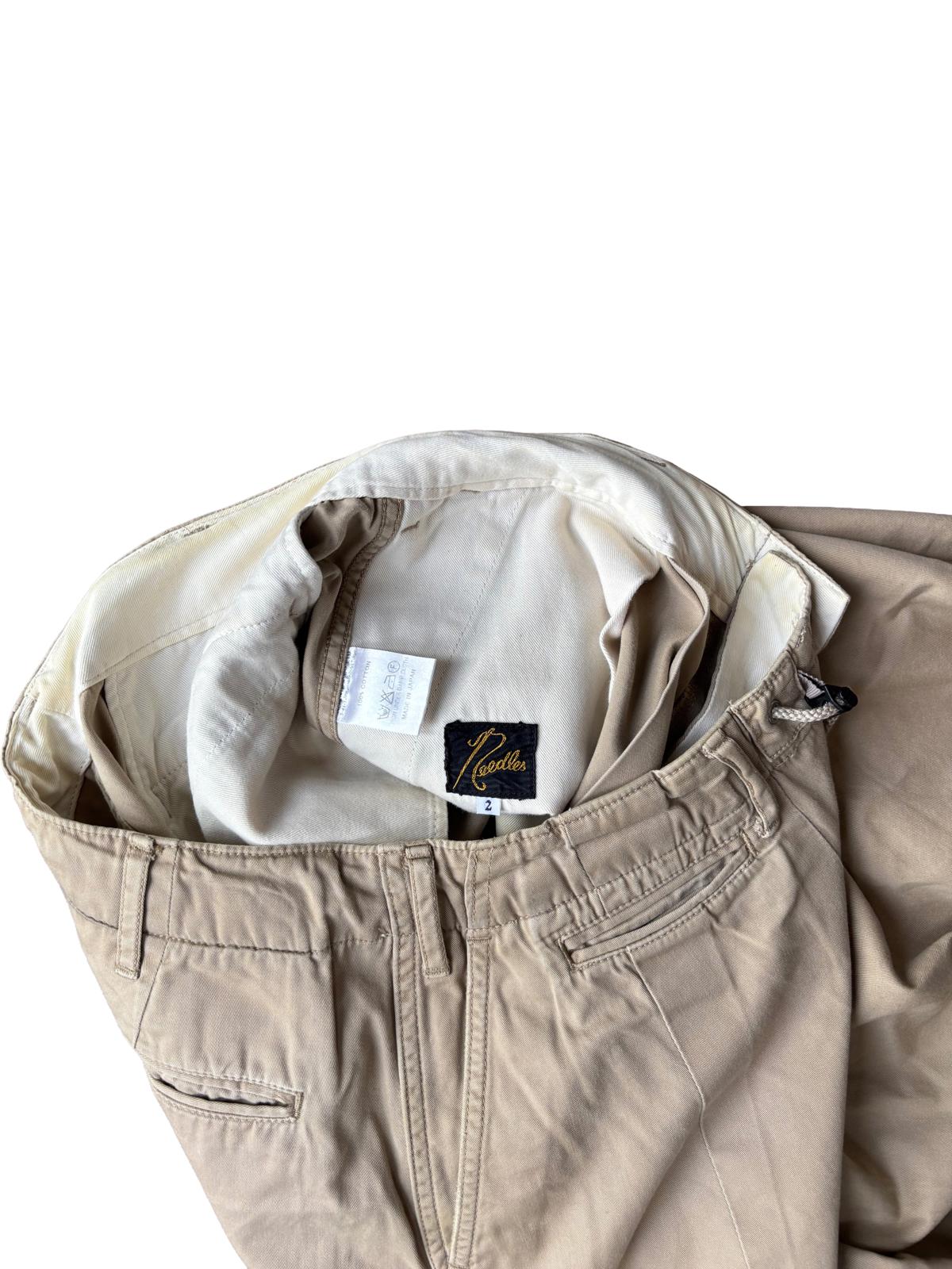 Needles H.D Pants Beige Size 2 Wide Fit