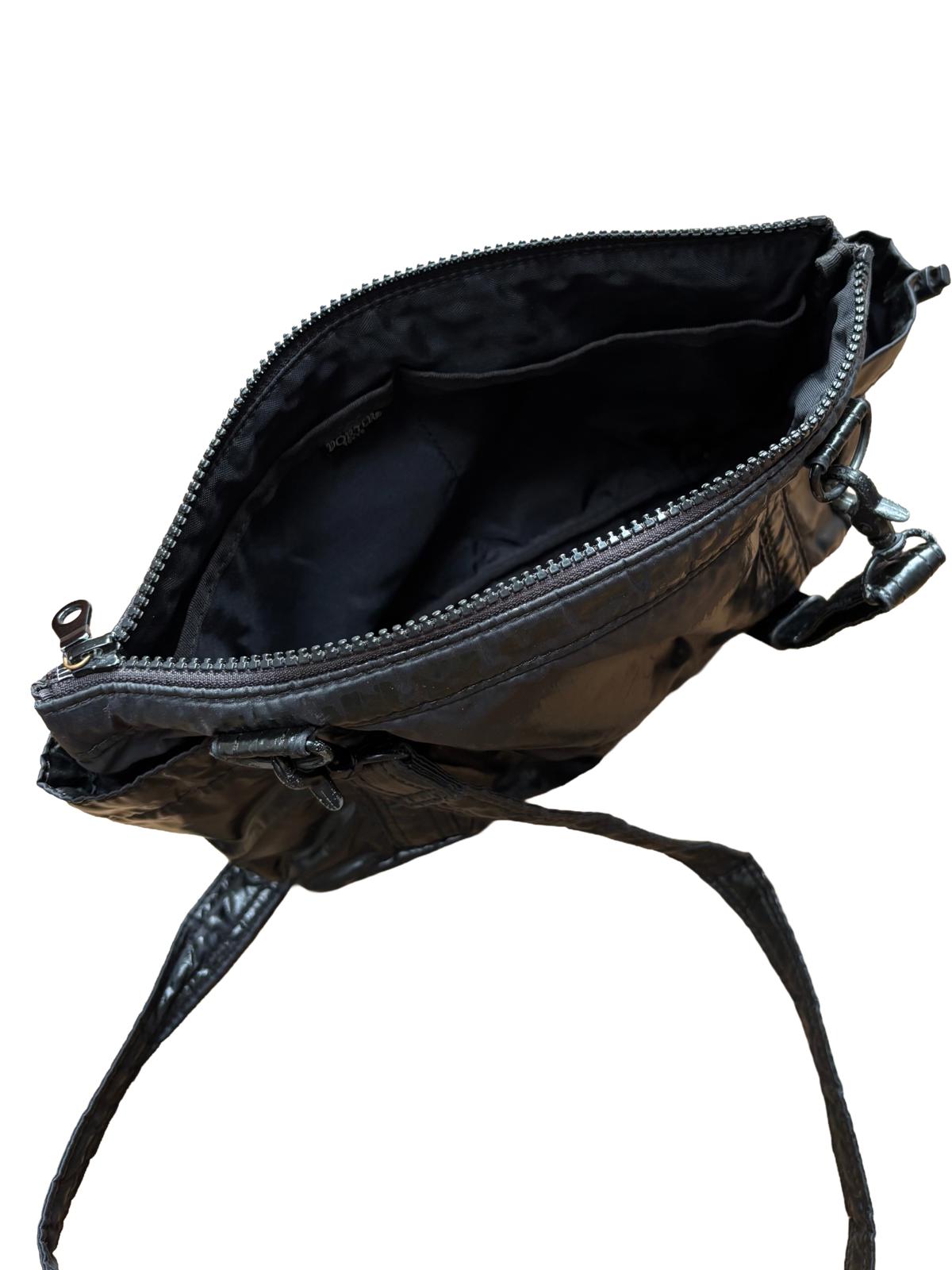 Porter Yoshida & Co Shiny Black Nylon Waist / Shoulder Bag