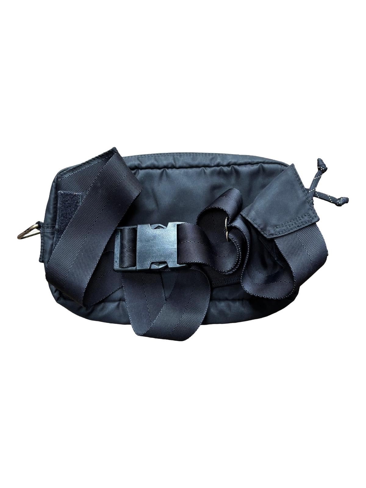 Porter Yoshida & Co Tanker Waist Bag Black Orange Lining