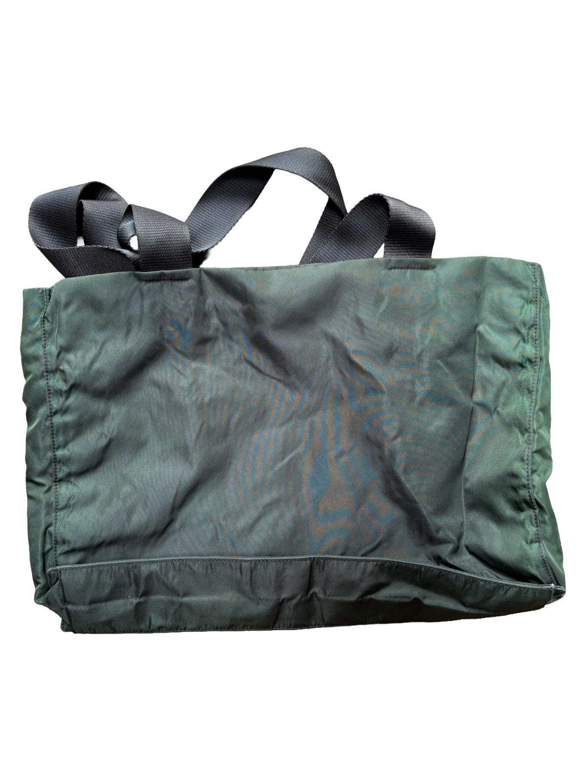 Prada Nylon Tote Bag Green