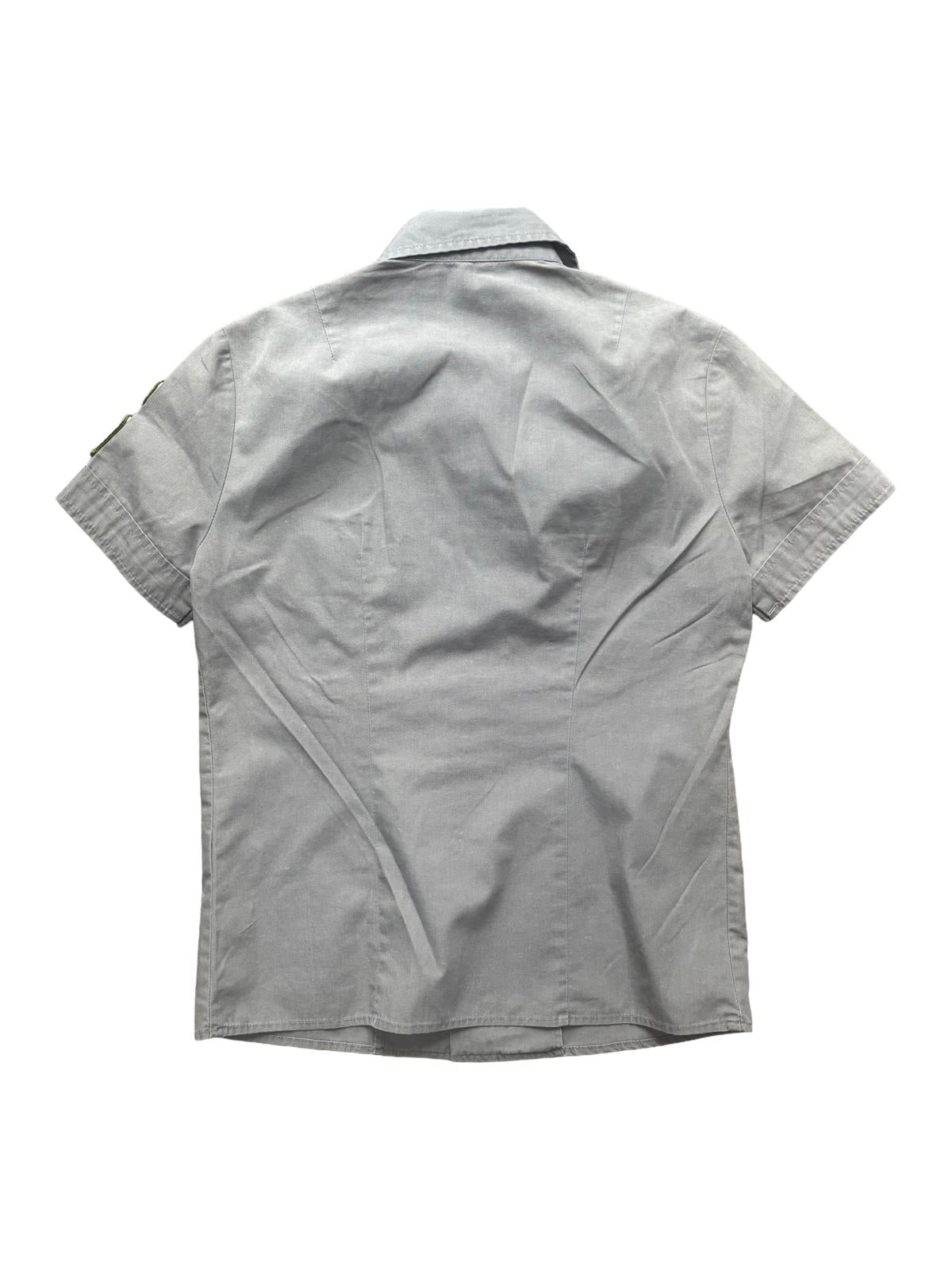 Hysteric Glamour Patch Shirt Grey Small