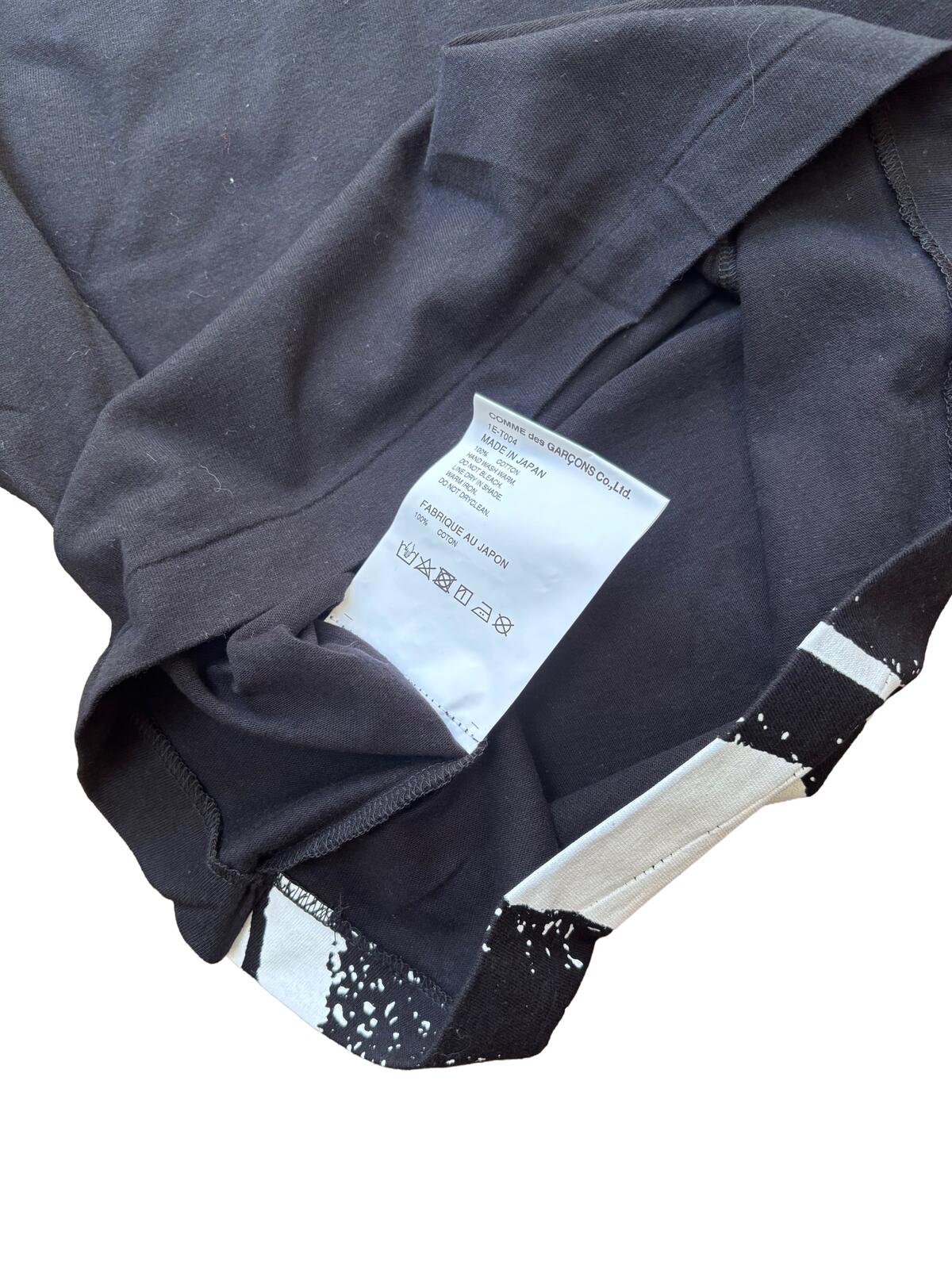 Black Comme des Garcons Graphic T-Shirt Black XS