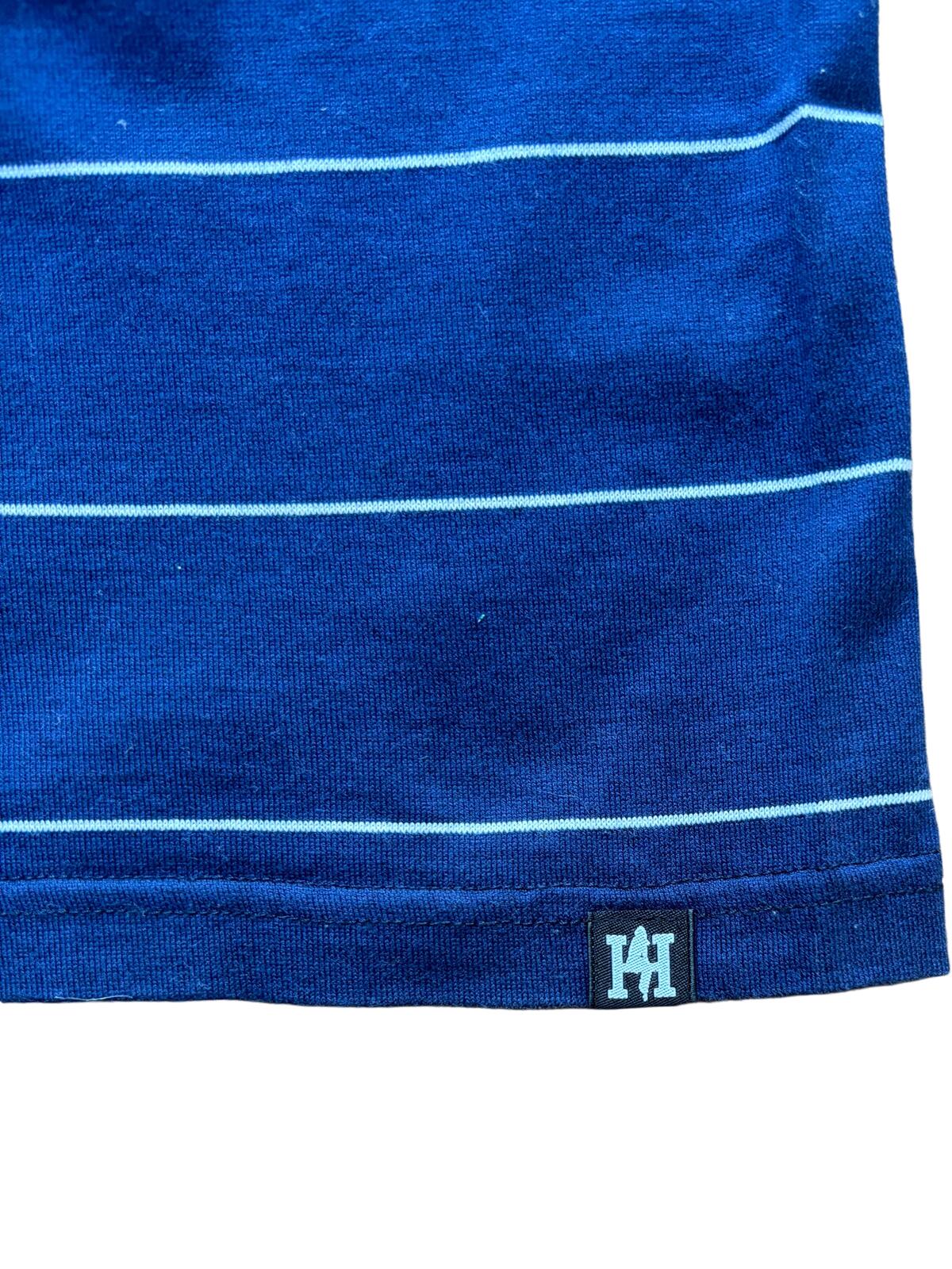 Hysteric Glamour Striped Guitar Girl T Shirt Navy XS