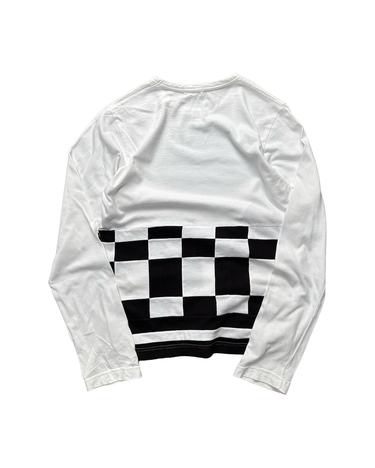 Comme des Garçons Check Panel LS Tee S