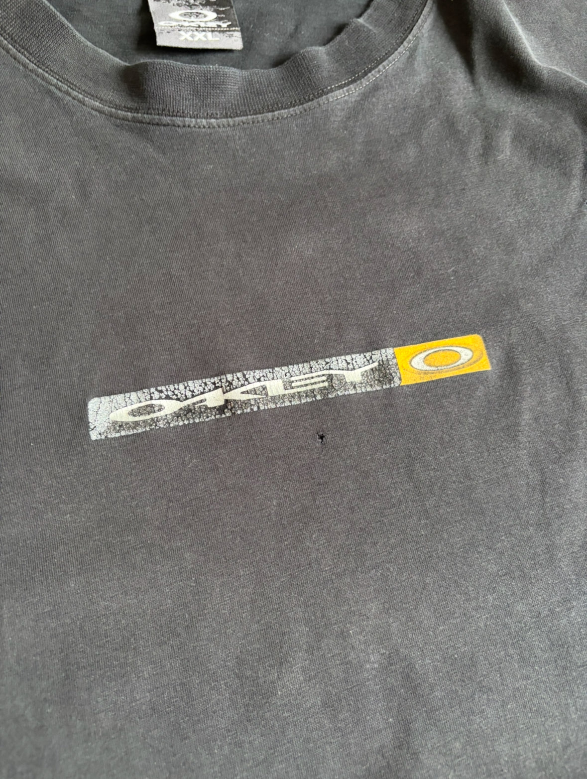 Vintage Oakley Black Graphic T-Shirt - XXtra Large
