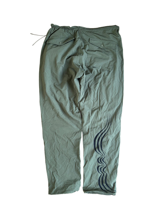 Maharishi Olive Embroidered Snopants - Large