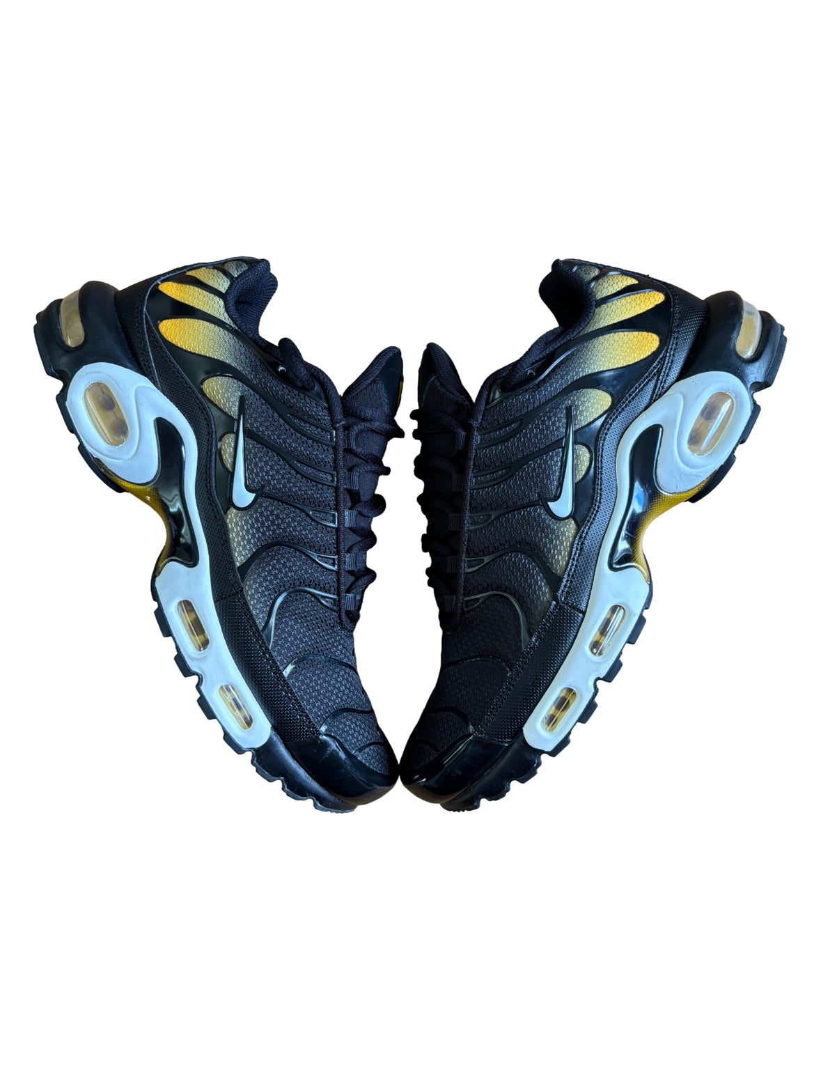 Nike Airmax TN Trainers Black / Yellow UK 8