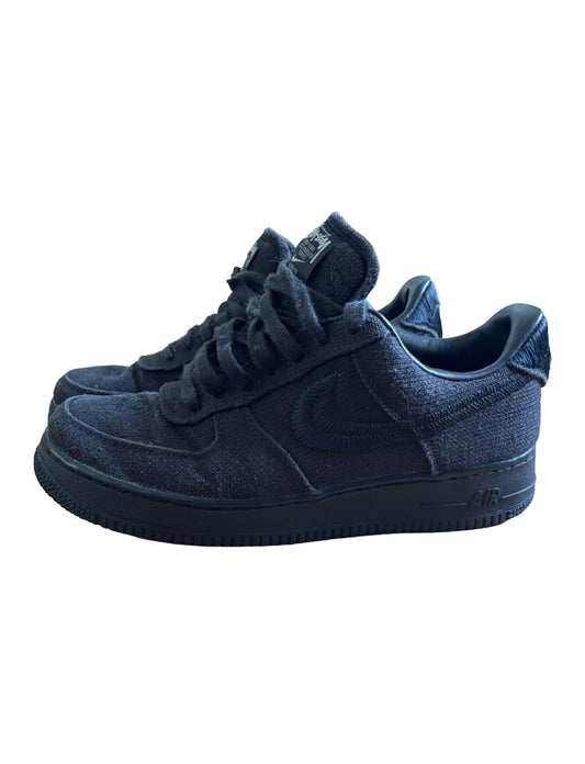 Nike x Stussy Airforce 1 Black UK 7.5