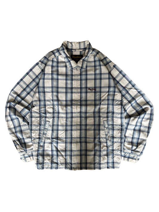Hysteric Glamour 90s Zip-Up Blue Plaid Jacket (L)
