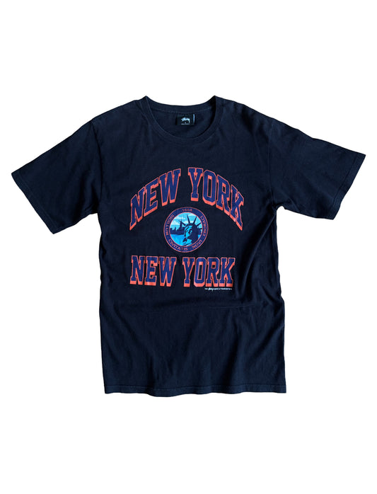 Stussy ‘New York’ Graphic Tee Black / Blue / Orange - Small