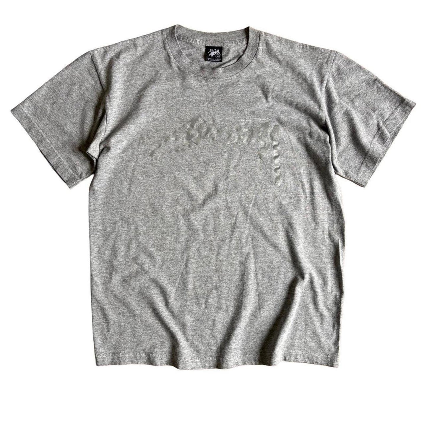 Vintage Stüssy Graphic T Shirt Grey M