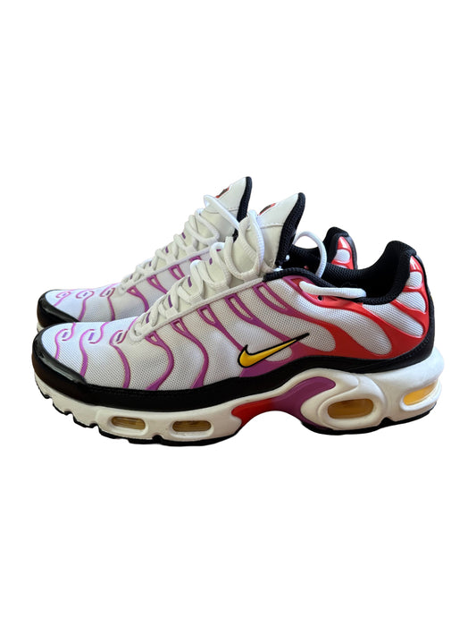 Nike Airmax TN Trainers White / Red / Pink UK 8.5
